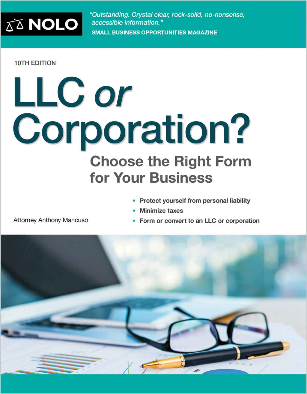 LLC or Corporation? Choose the Right Form for Your Business 10th Edition - (PDF/EPUB Version)