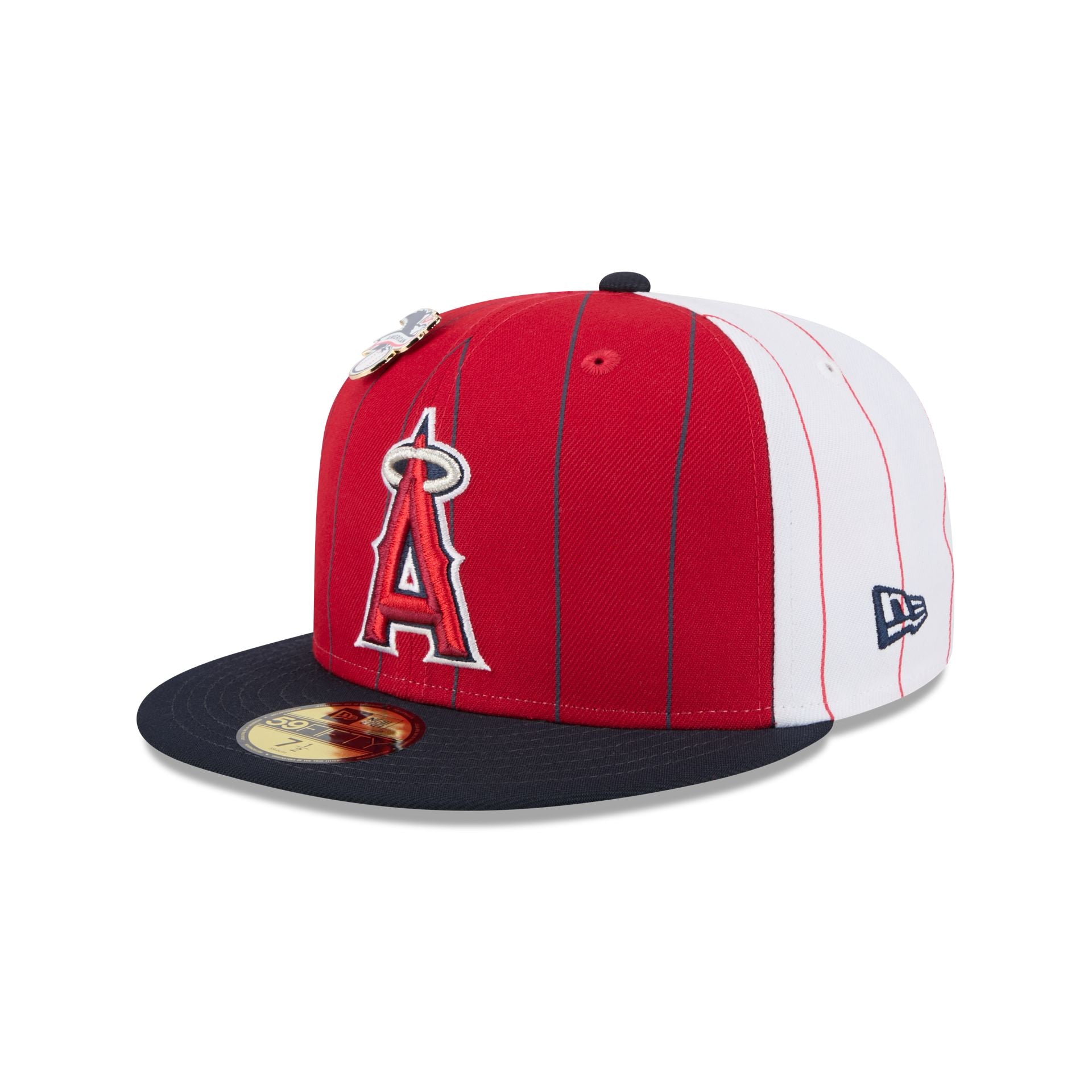 Los Angeles Angels Pinstripe League Pin 59FIFTY Fitted