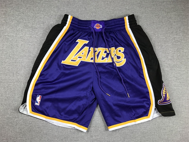 Los Angeles Lakers Statement Shorts - Purple - Basketball Shorts Store