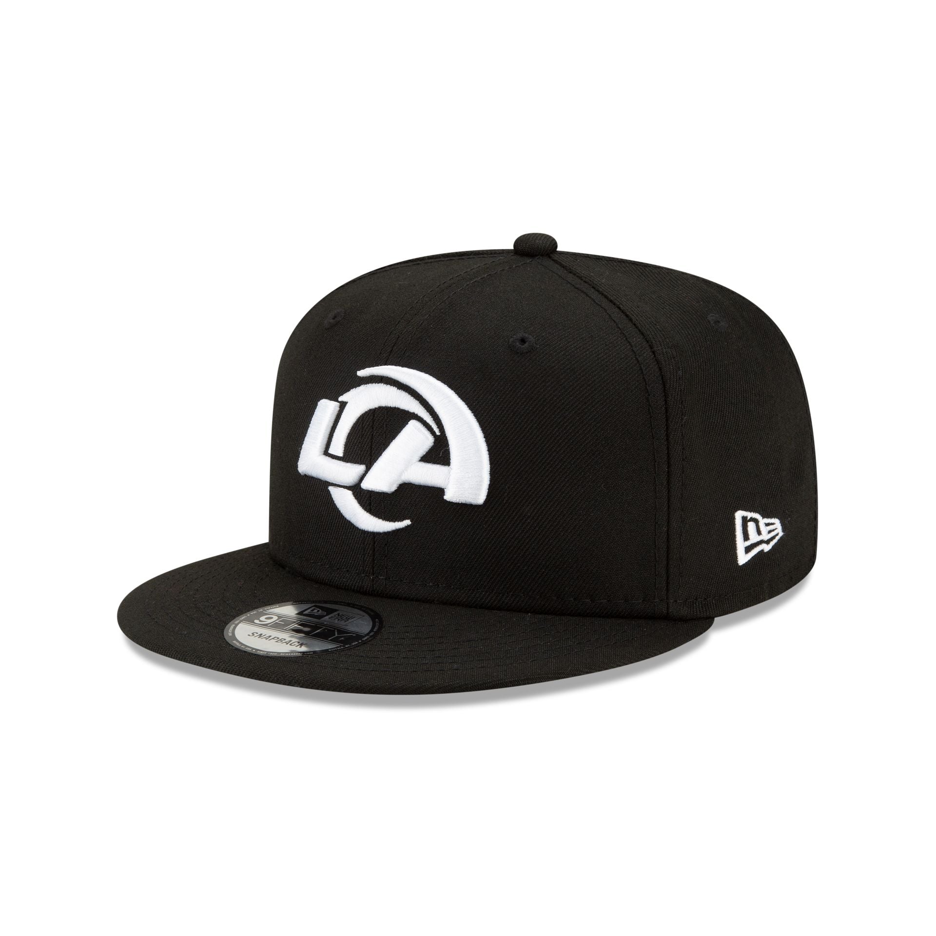 Los Angeles Rams Basic Black and White 9FIFTY Snapback