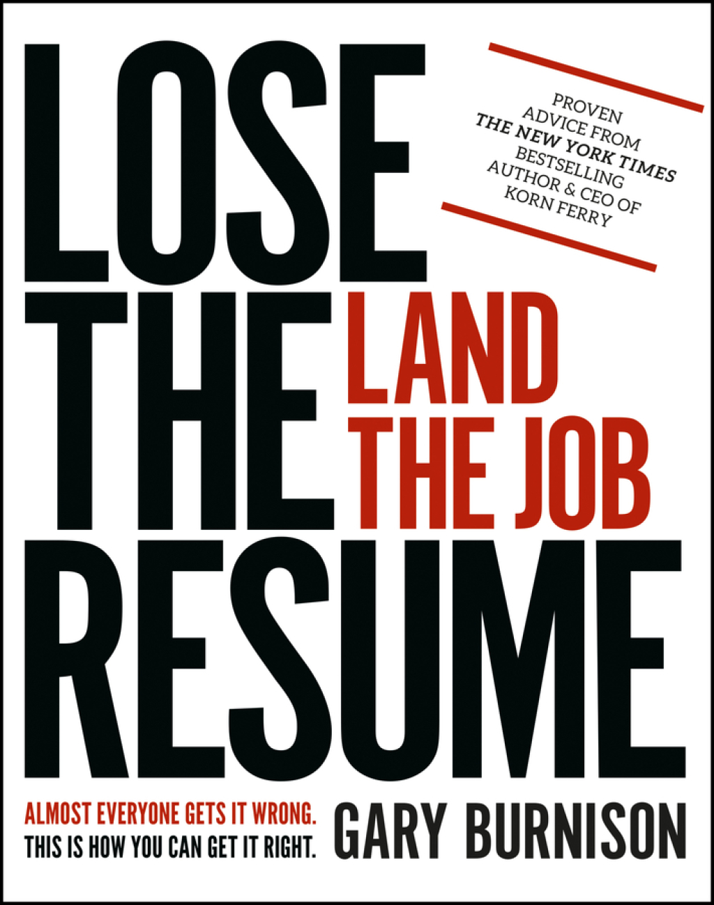 Lose the Resume, Land the Job 1st Edition - (PDF/EPUB Version)