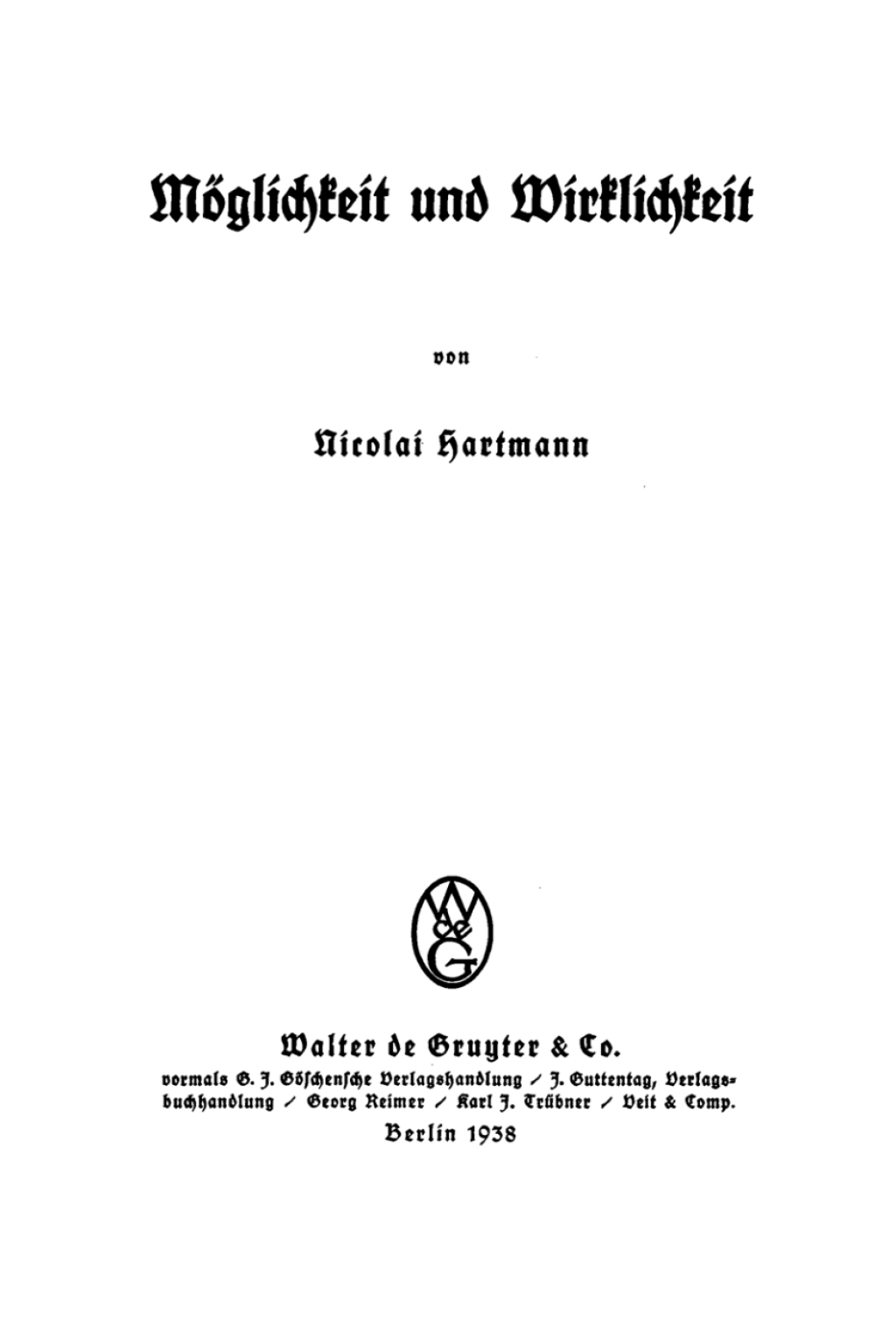 MÃ¶glichkeit und Wirklichkeit 1st Edition â€“ PDF/EPUB Version Downloadable