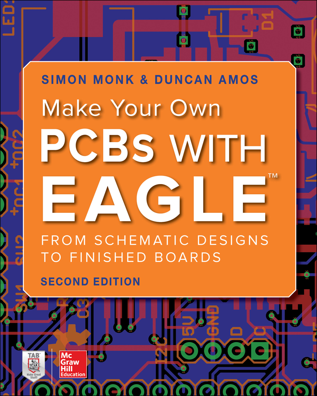 Make Your Own PCBs with EAGLE: From Schematic Designs to Finished Boards 2nd Edition - (PDF/EPUB Version)