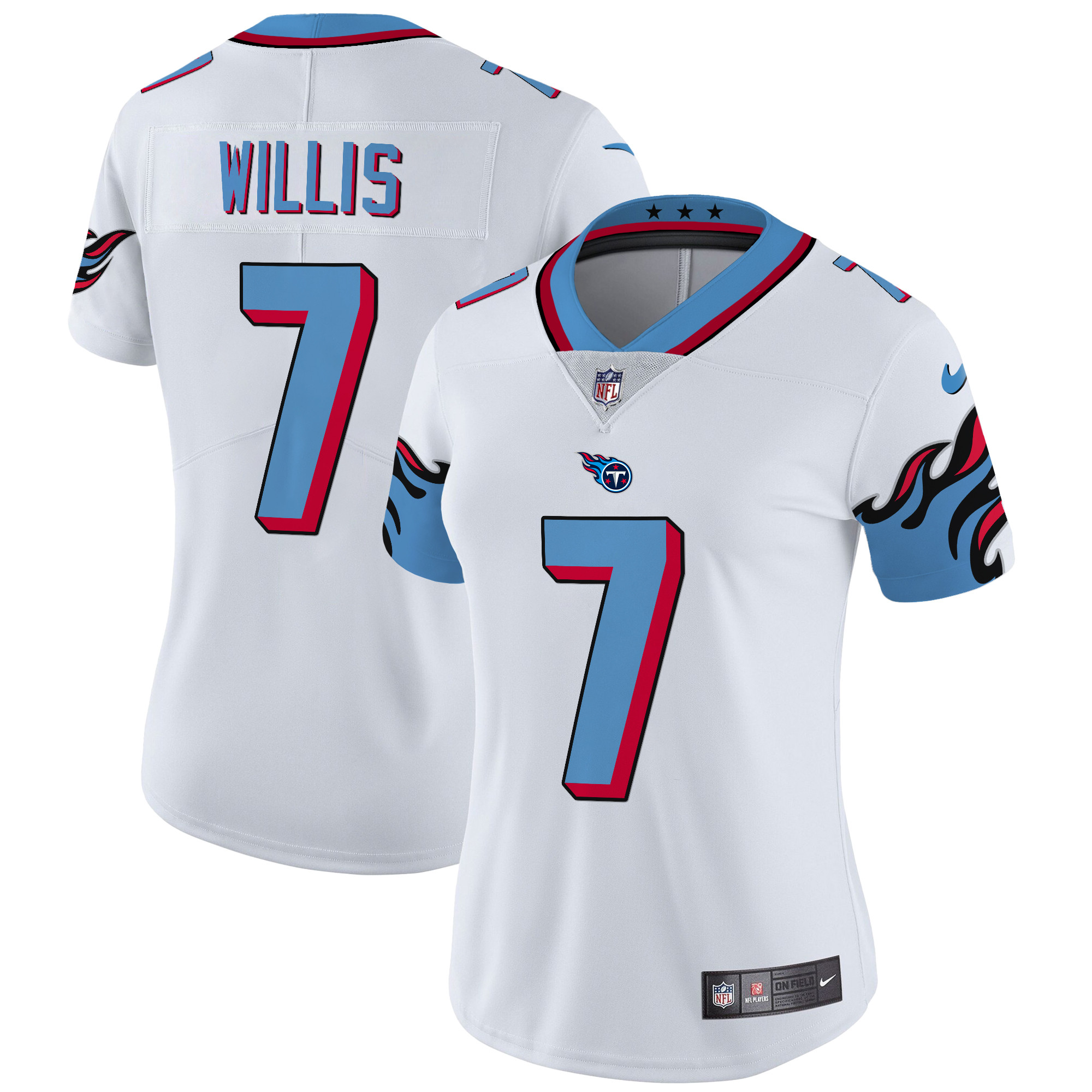 Malik Willis Women's Tennessee Titans Special Vapor Limited White Jersey - All Stitched