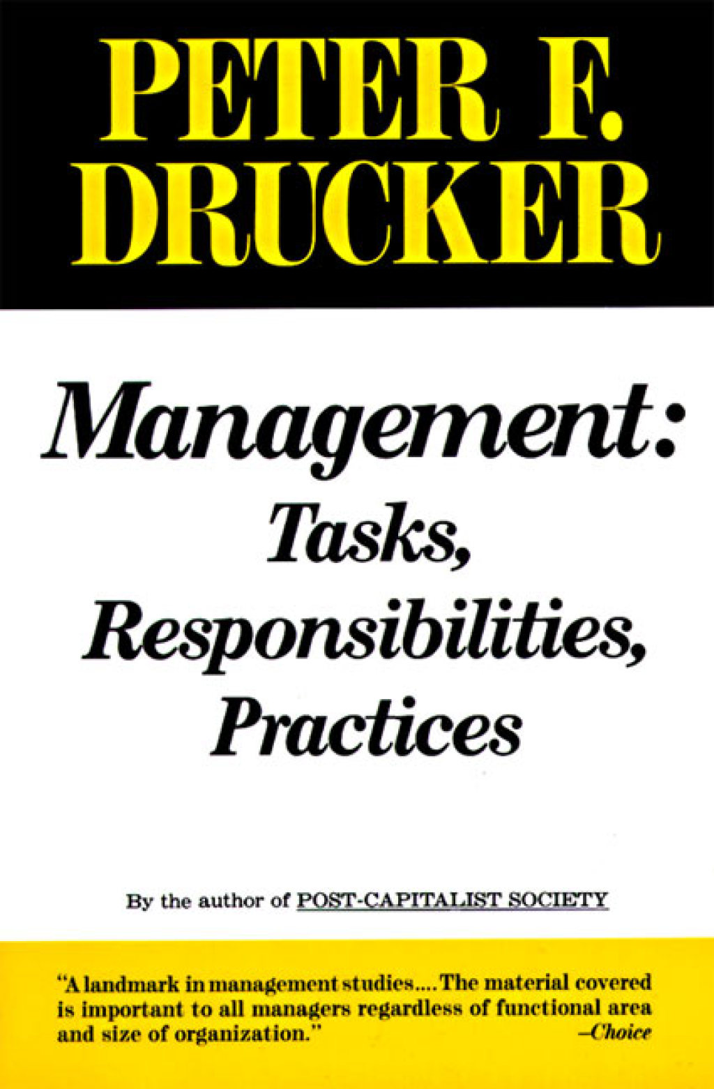 Management Tasks, Responsibilities, Practices - (PDF/EPUB Version)