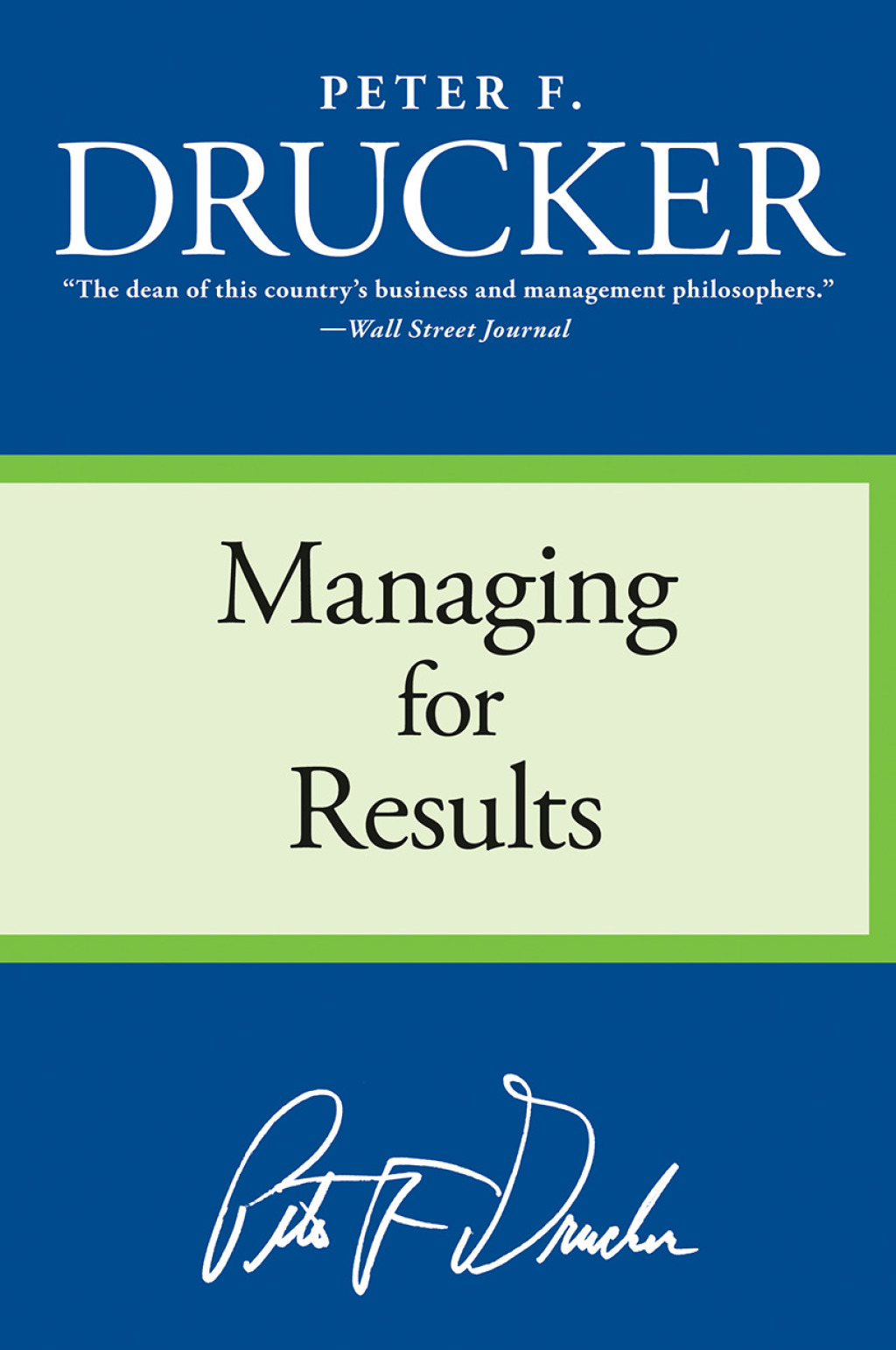 Managing for Results - (PDF/EPUB Version)