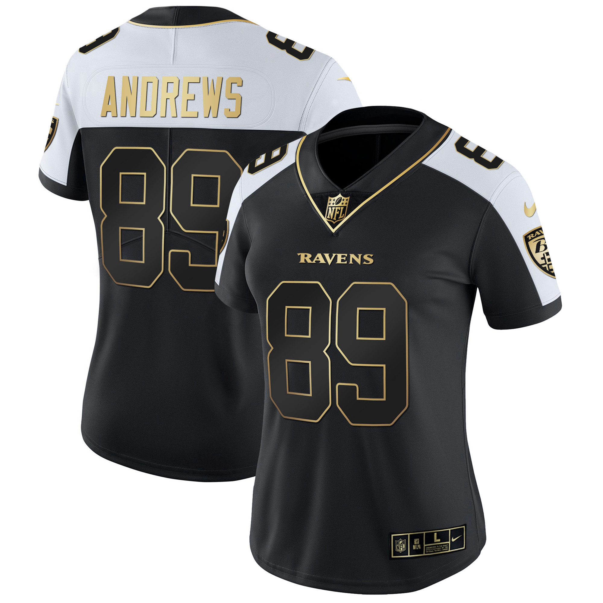 Mark Andrews Women's Baltimore Ravens Gold Vapor Alternate Jersey - All Stitched