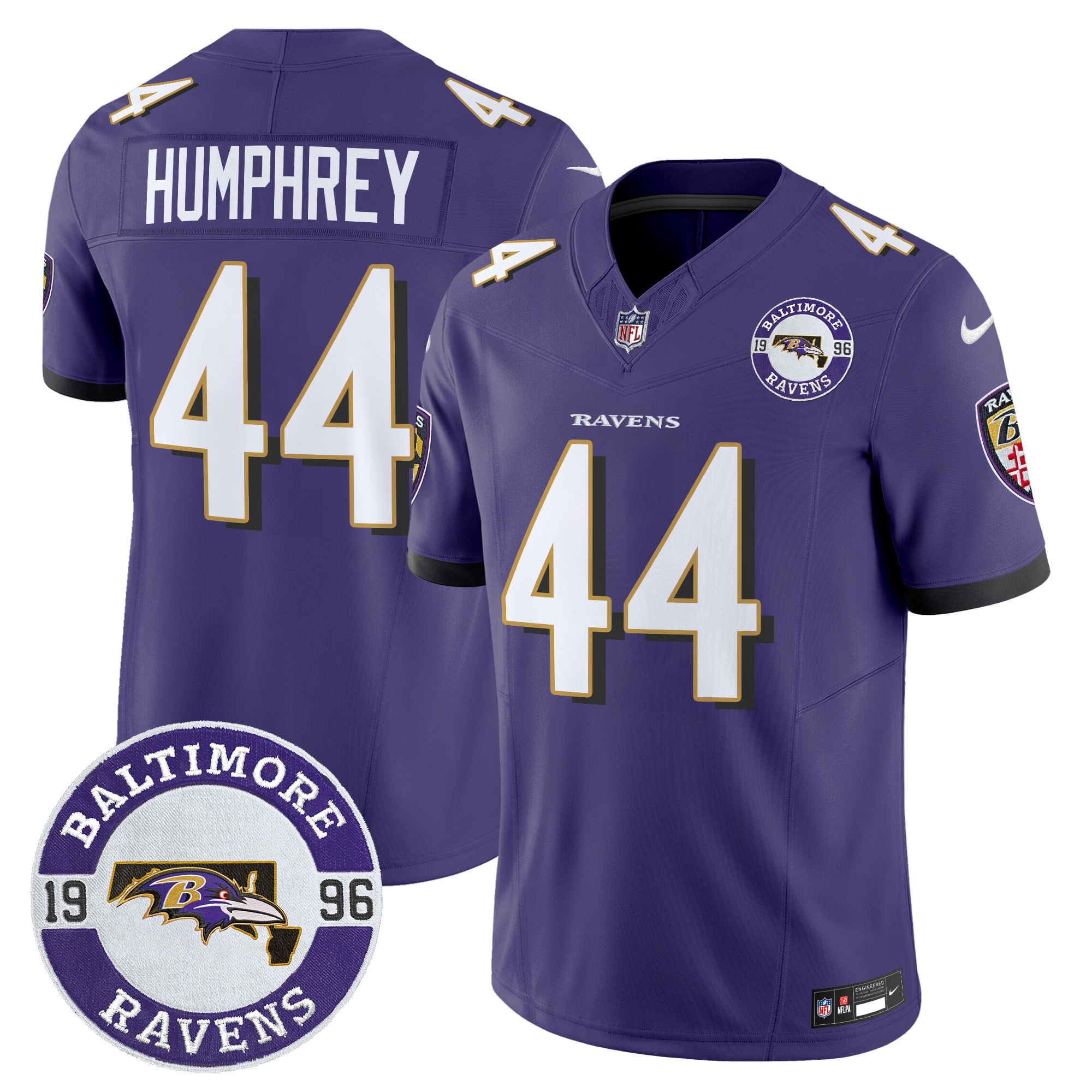 Marlon Humphrey Men's Baltimore Ravens 2024 Vapor Limited Purple Jersey - All Stitched