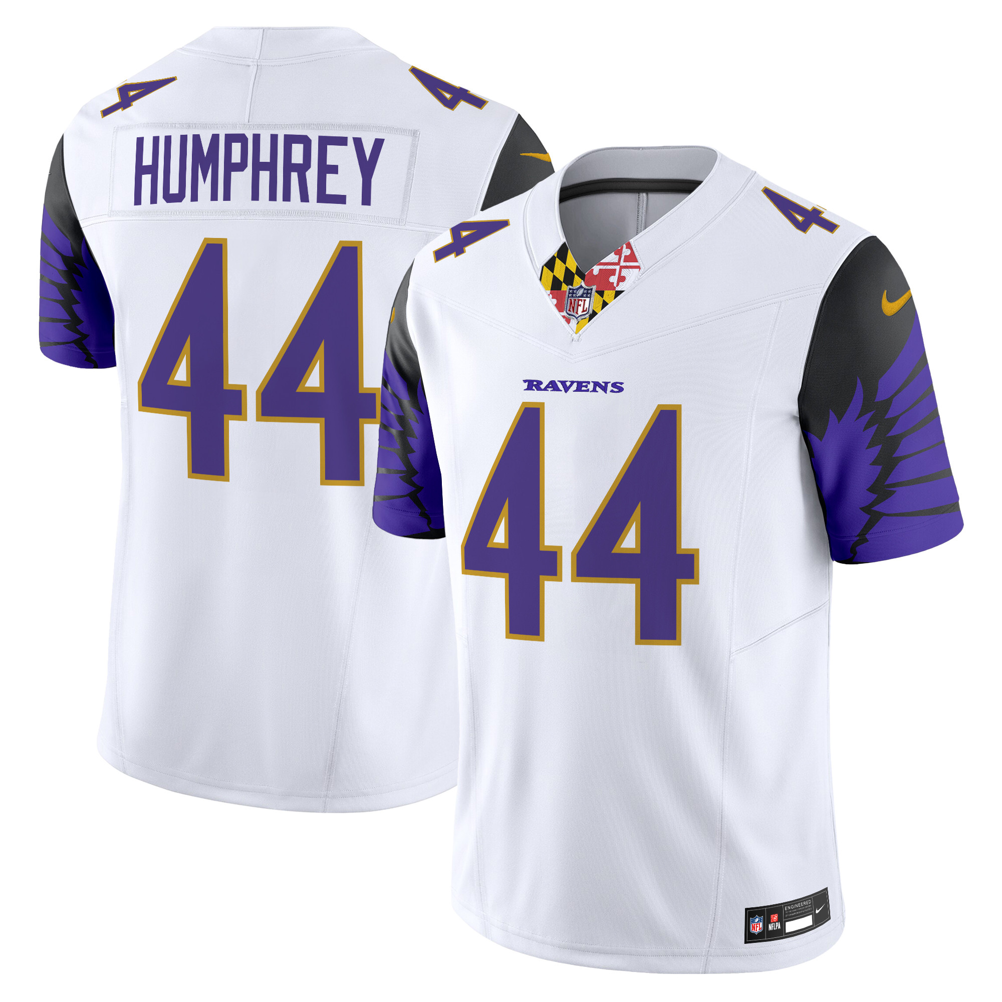 Marlon Humphrey Men's Baltimore Ravens Special Vapor Limited White Jersey - All Stitched