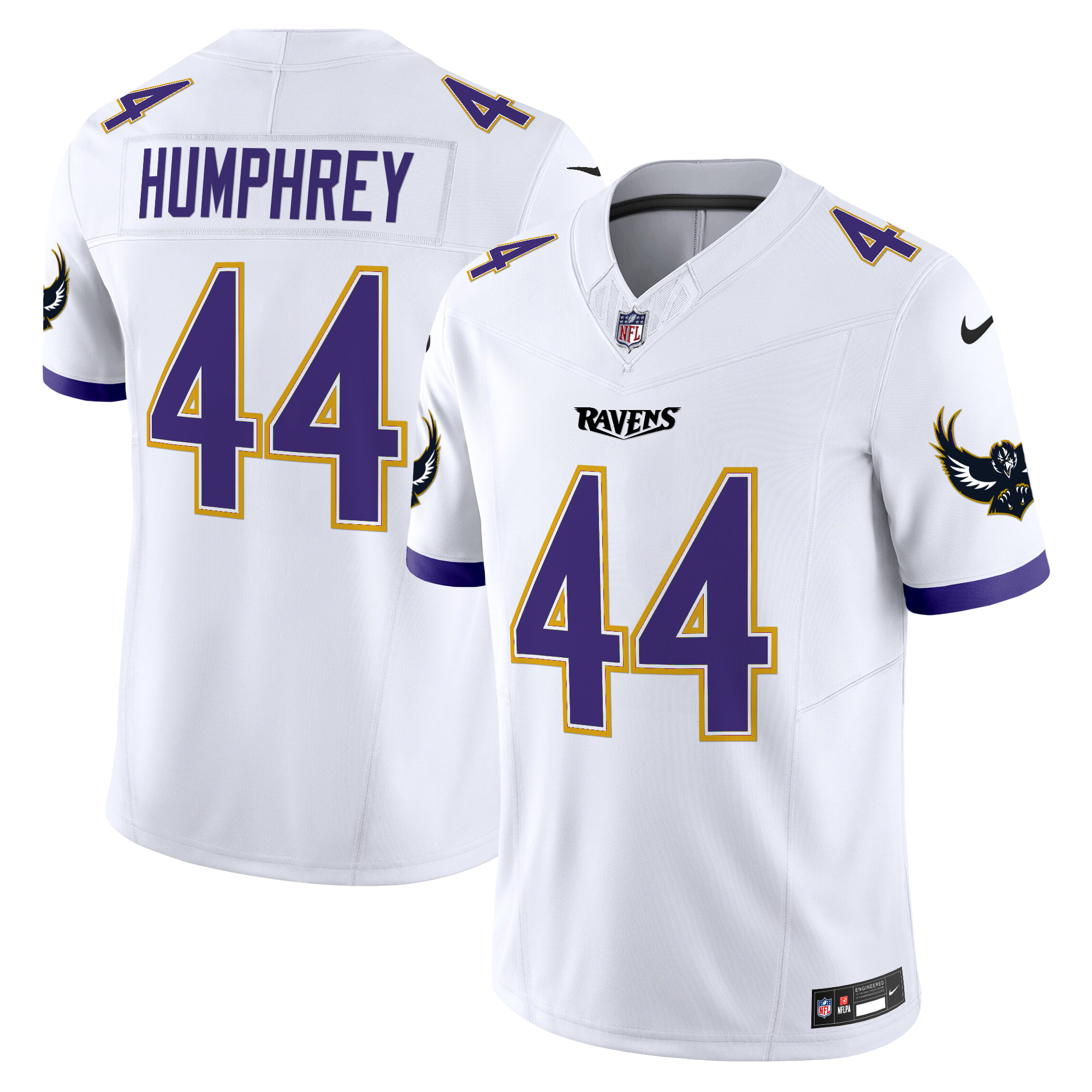 Marlon Humphrey Men's Baltimore Ravens Special Vapor Limited White Jersey - All Stitched