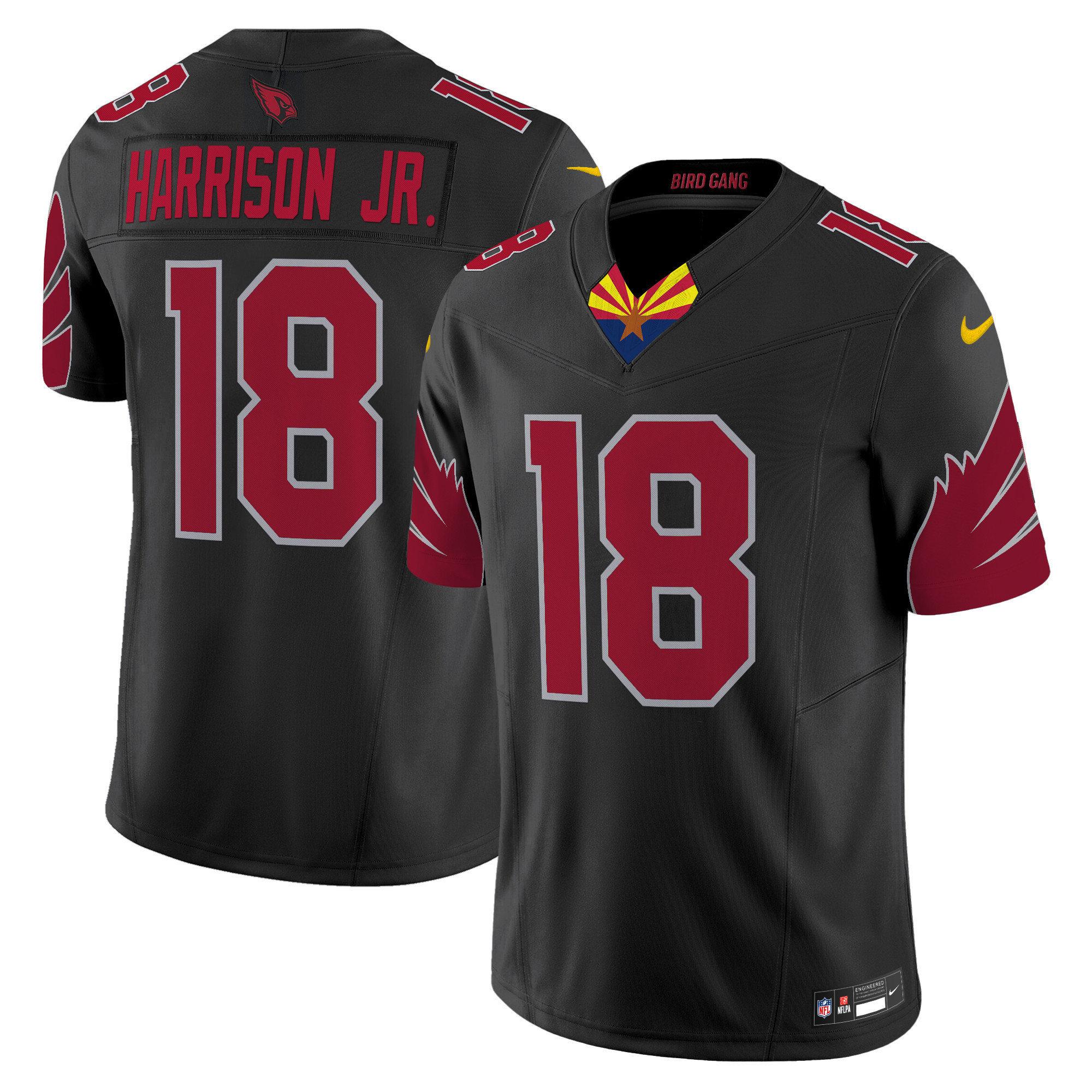 Marvin Harrison Jr. Men's Arizona Cardinals 2024 Special Vapor Limited Black Jersey - All Stitched