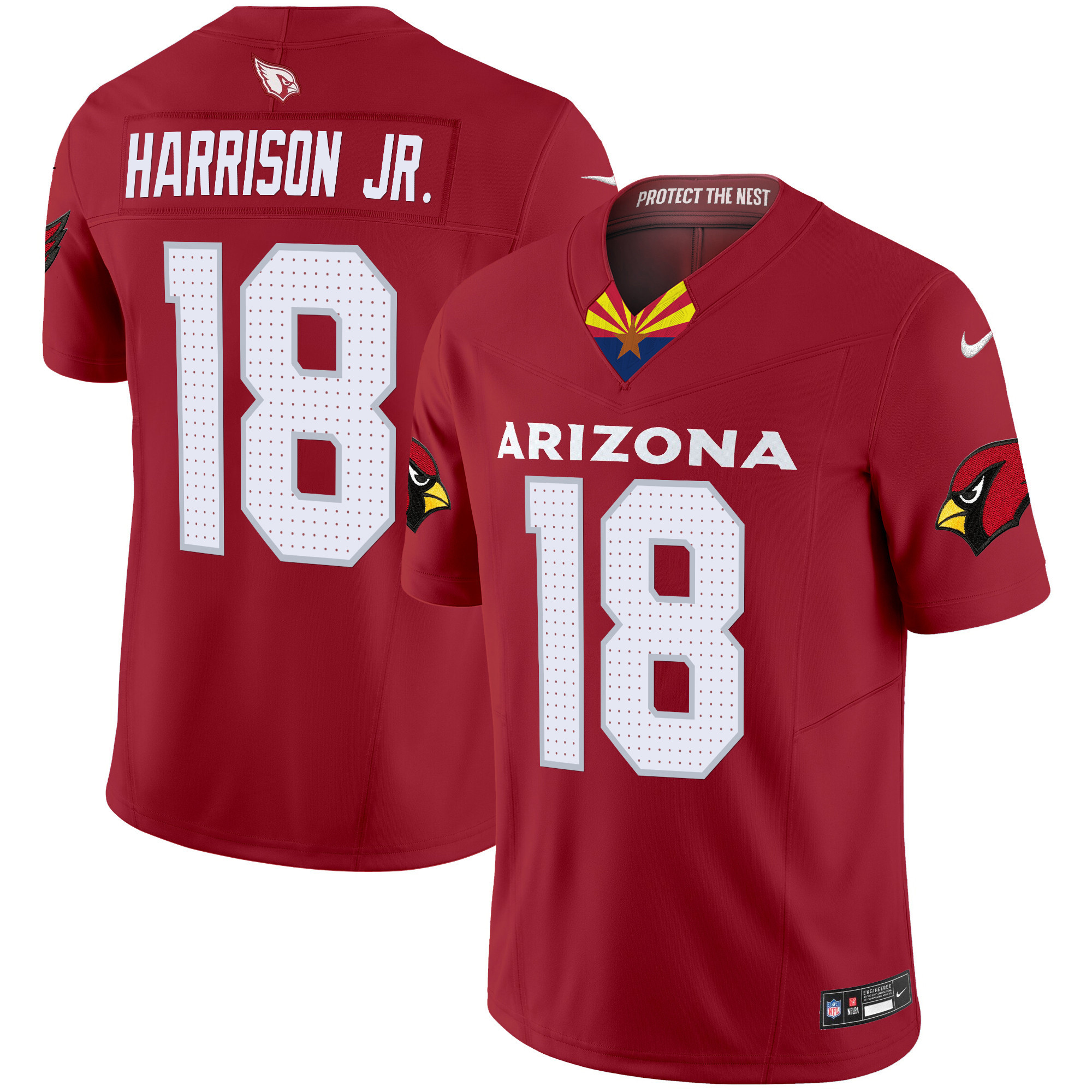 Marvin Harrison Jr. Men's Arizona Cardinals 2024 Special Vapor Limited Red Jersey - All Stitched