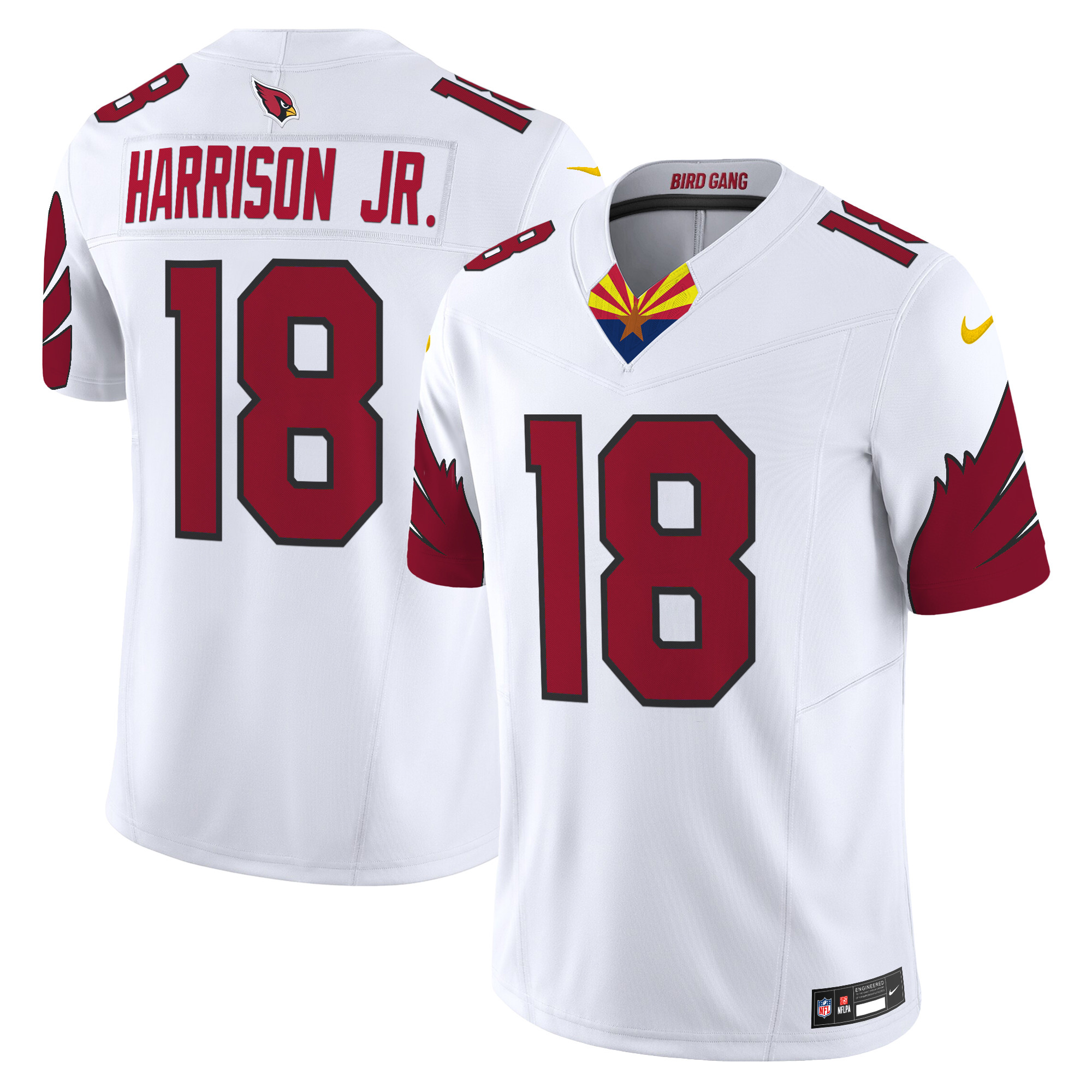 Marvin Harrison Jr. Men's Arizona Cardinals 2024 Special Vapor Limited White Jersey - All Stitched