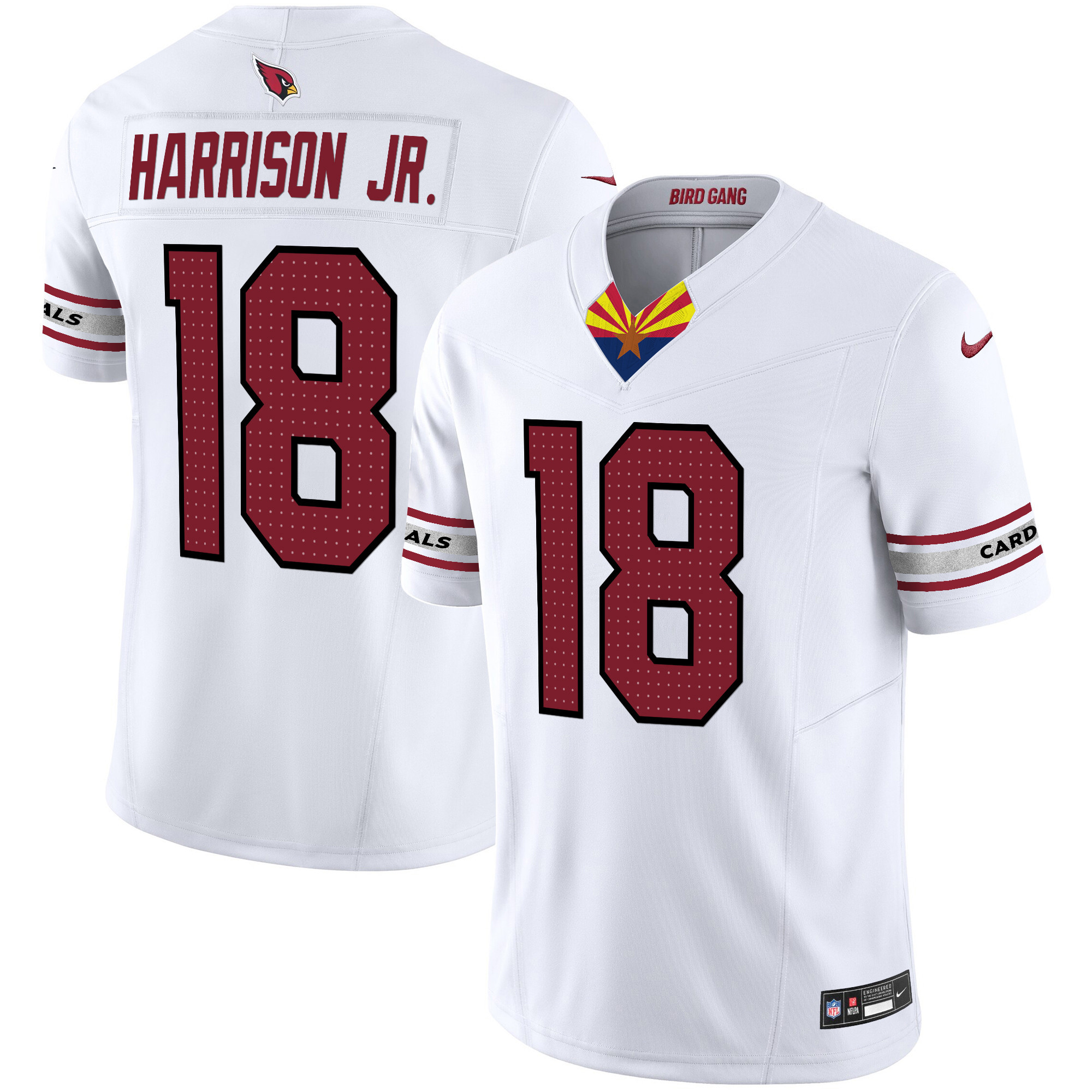 Marvin Harrison Jr. Men's Arizona Cardinals 2024 Special Vapor Limited White Jersey - All Stitched