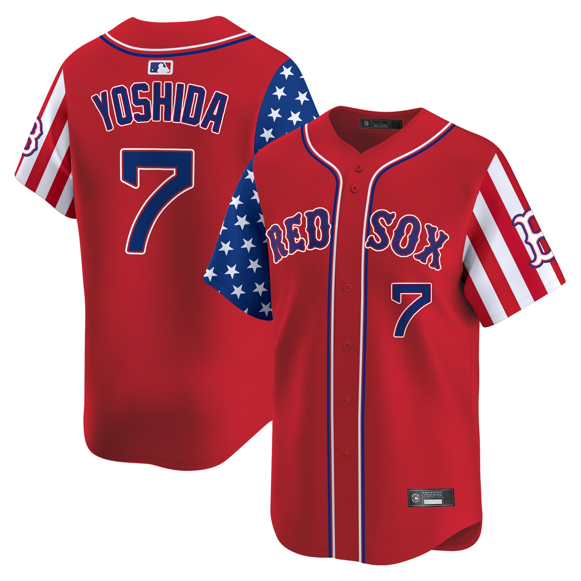 Masataka Yoshida Men's Boston Red Sox 2025 Memorial Day Vapor Premier Limited Red Jersey - All Stitched