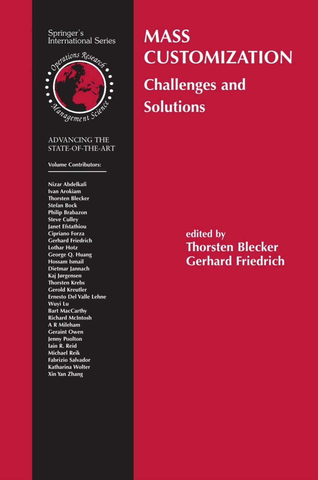 Mass Customization Challenges and Solutions 1st Edition â€“ PDF/EPUB Version Downloadable