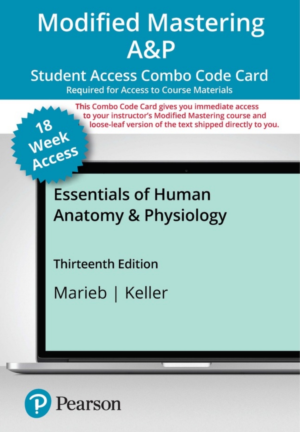 Mastering A&P with Pearson eText + Print Combo Access Code for Essentials of Human Anatomy & Physiology 13th Edition â€“ PDF/EPUB Version Downloadable
