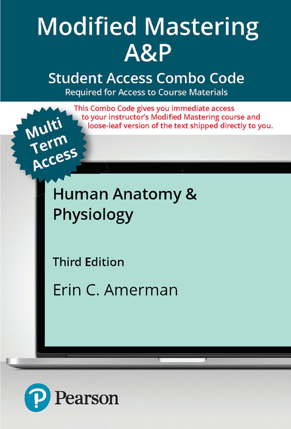 Mastering A&P with Pearson eText (up to 24 months) + Print Combo Access Code for Human Anatomy & Physiology 3rd Edition â€“ PDF/EPUB Version Downloadable