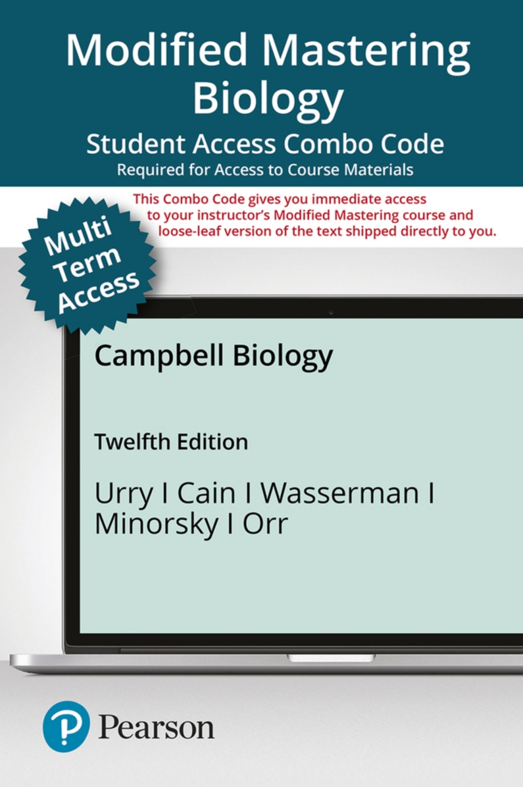 Mastering Biology with Pearson eText (up to 24 months) + Print Combo Access Code for Campbell Biology 12th Edition â€“ PDF/EPUB Version Downloadable