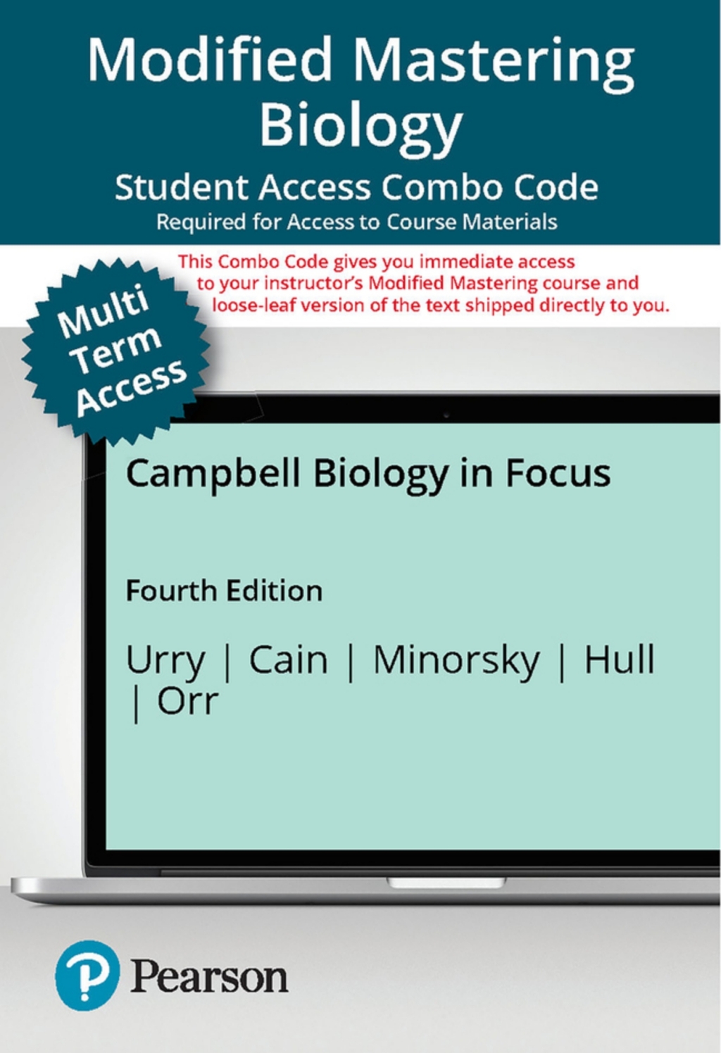 Mastering Biology with Pearson eText (up to 24 months) + Print Combo Access Code for Campbell Biology in Focus 4th Edition â€“ PDF/EPUB Version Downloadable