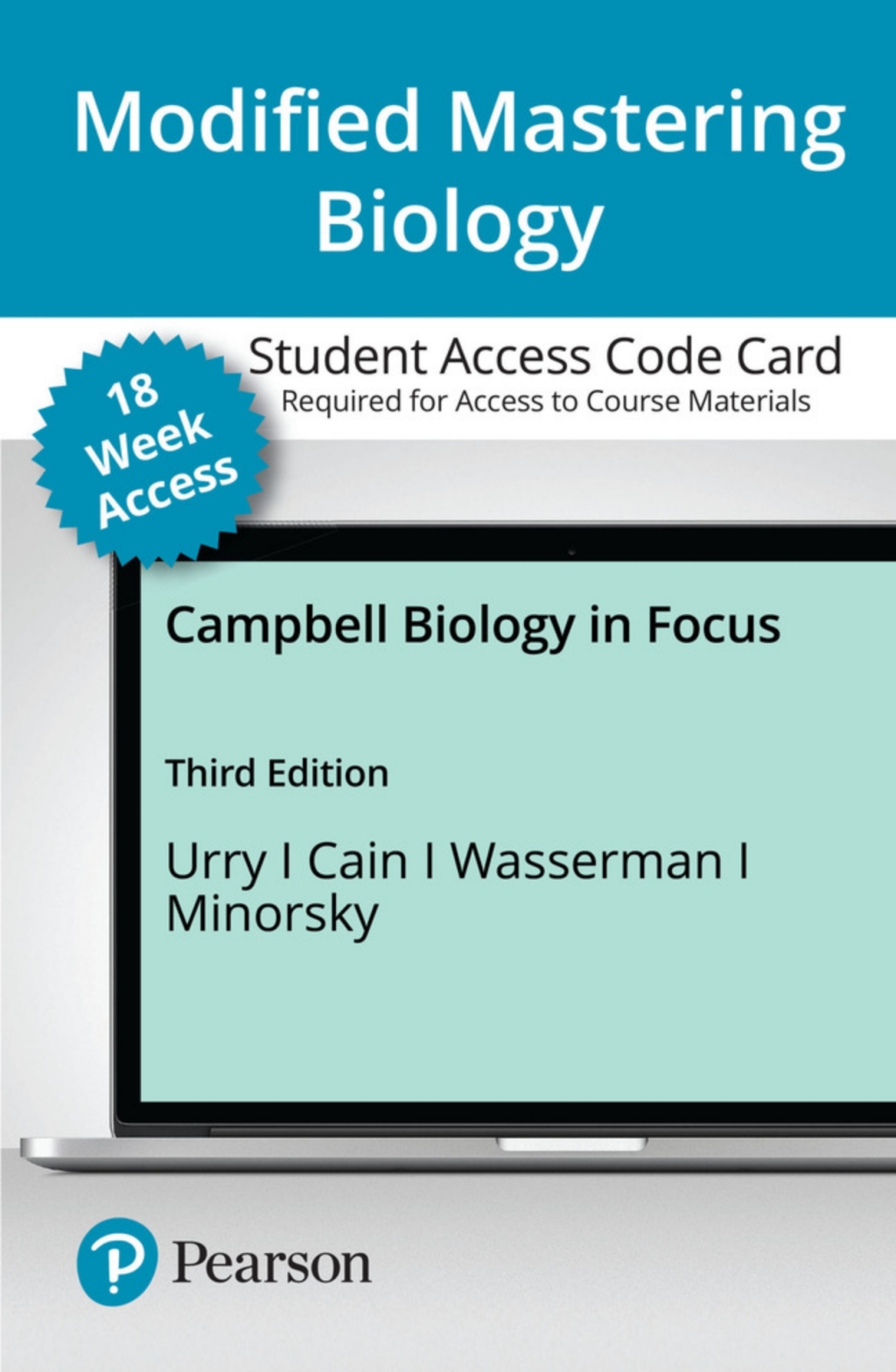 Mastering Biology with Pearson eText Access Code (18 Weeks) for Campbell Biology in Focus 3rd Edition â€“ PDF/EPUB Version Downloadable