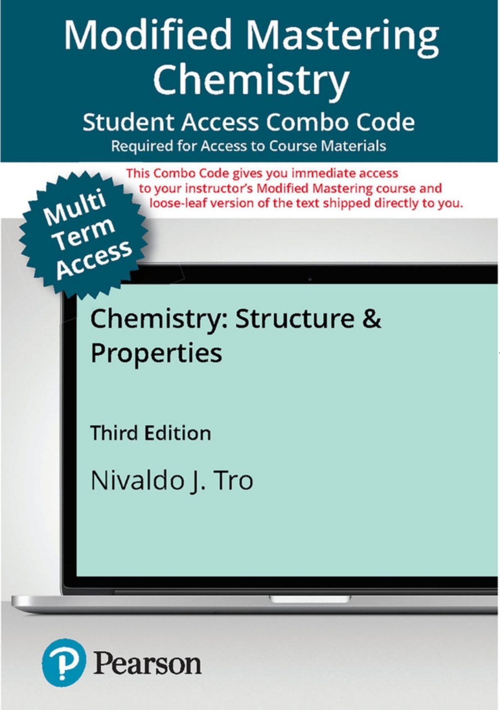 Mastering Chemistry with Pearson eText (up to 24 months) + Print Combo Access Code for Chemistry: Structure and Properties Structure and Properties -- Modified Mastering Chemistry with Pearson eText Print Combo Access Code 3rd Edition â€“ PDF/EPUB Version Downloadable