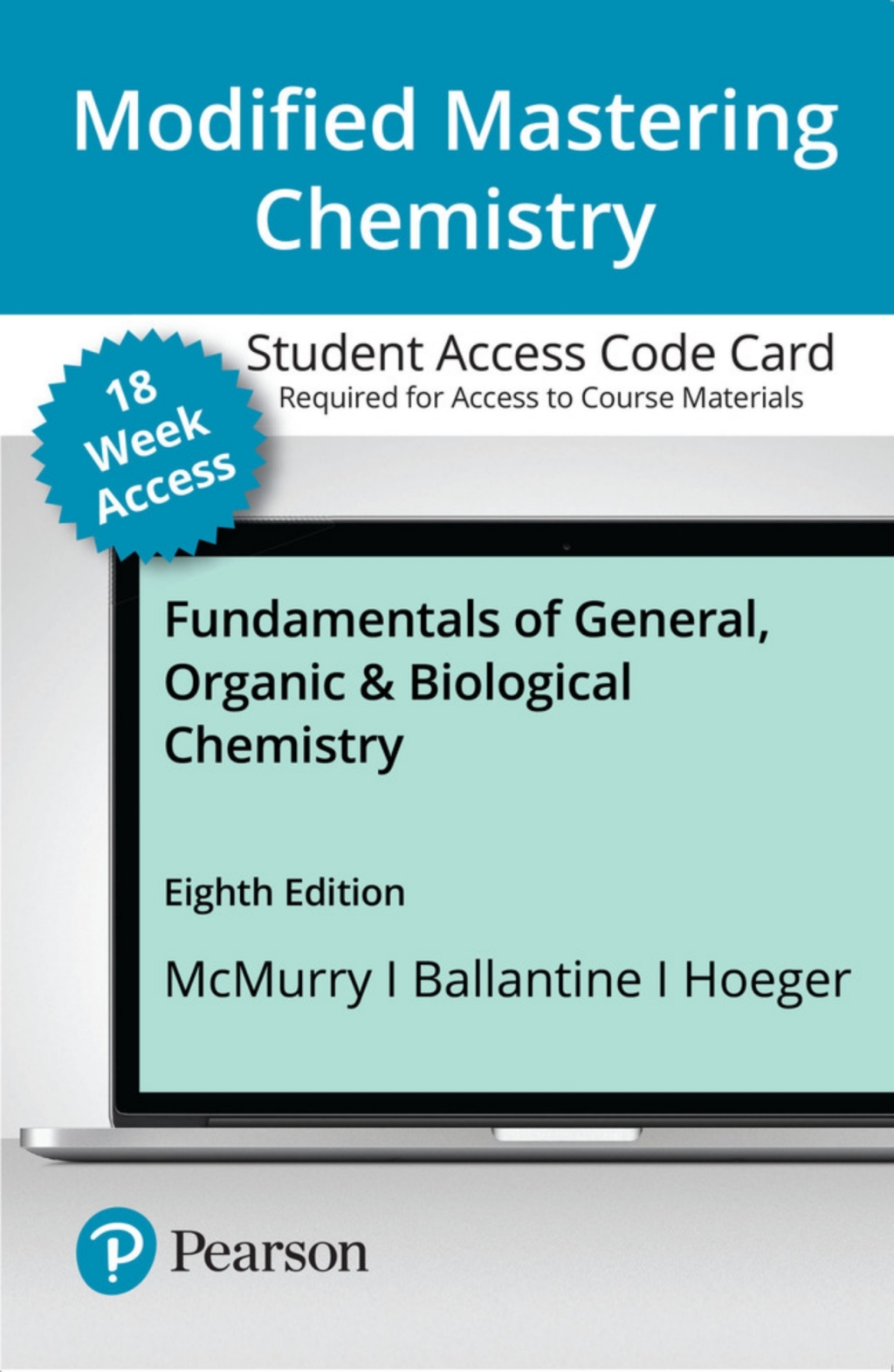 Mastering Chemistry with Pearson eText Access Code (18 Weeks) for Fundamentals of General, Organic, and Biological Chemistry 8th Edition â€“ PDF/EPUB Version Downloadable