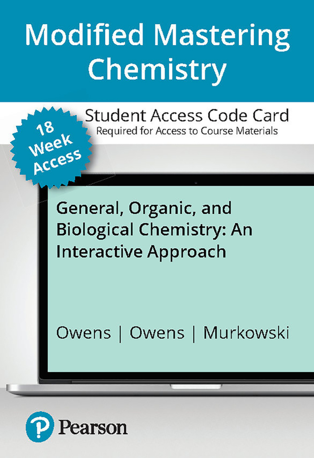 Mastering Chemistry with Pearson eText Access Code (18 Weeks) for General, Organic, and Biological Chemistry 1st Edition â€“ PDF/EPUB Version Downloadable