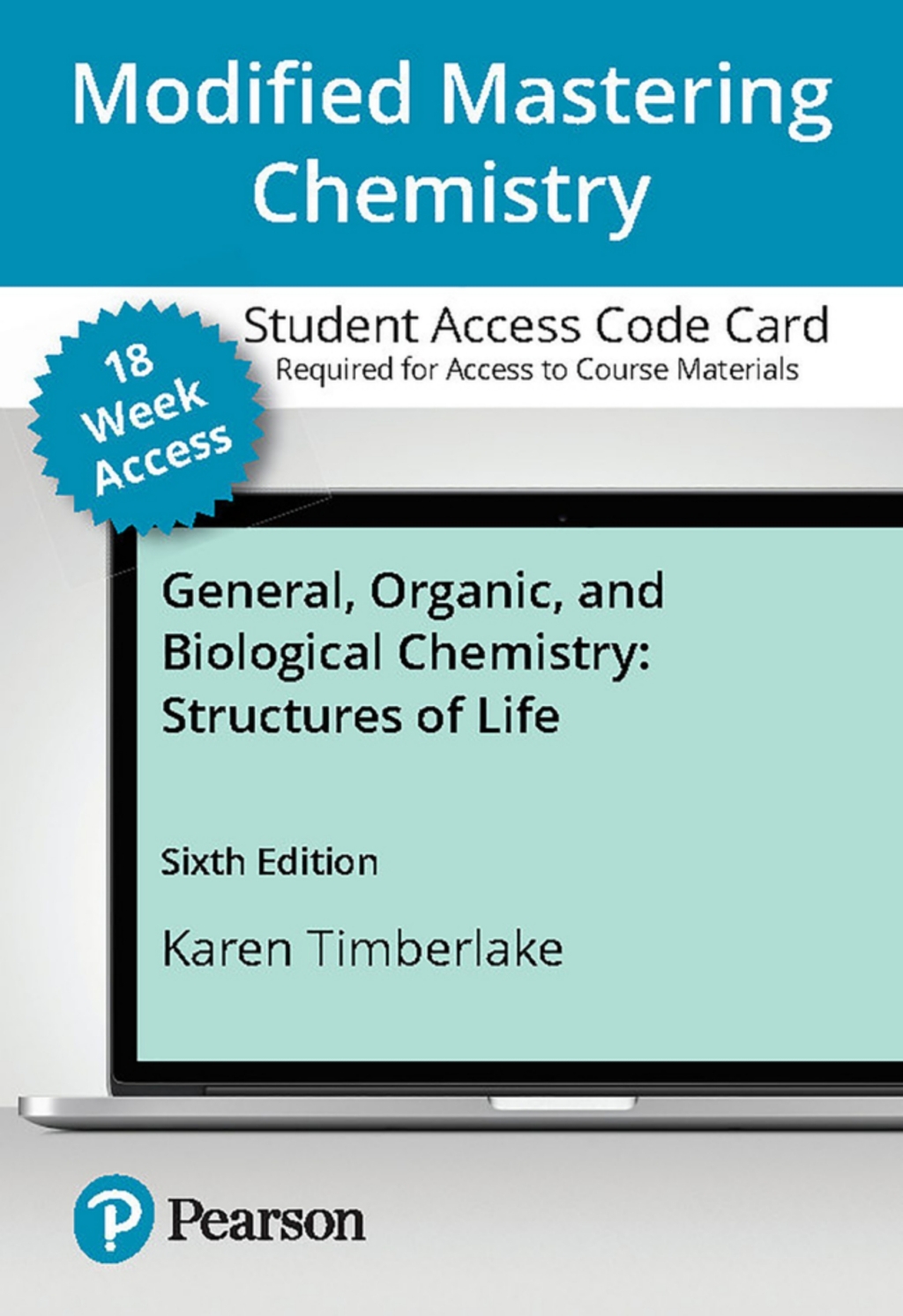 Mastering Chemistry with Pearson eText Access Code (18 Weeks) for General, Organic, and Biological Chemistry: Structures of Life 6th Edition â€“ PDF/EPUB Version Downloadable