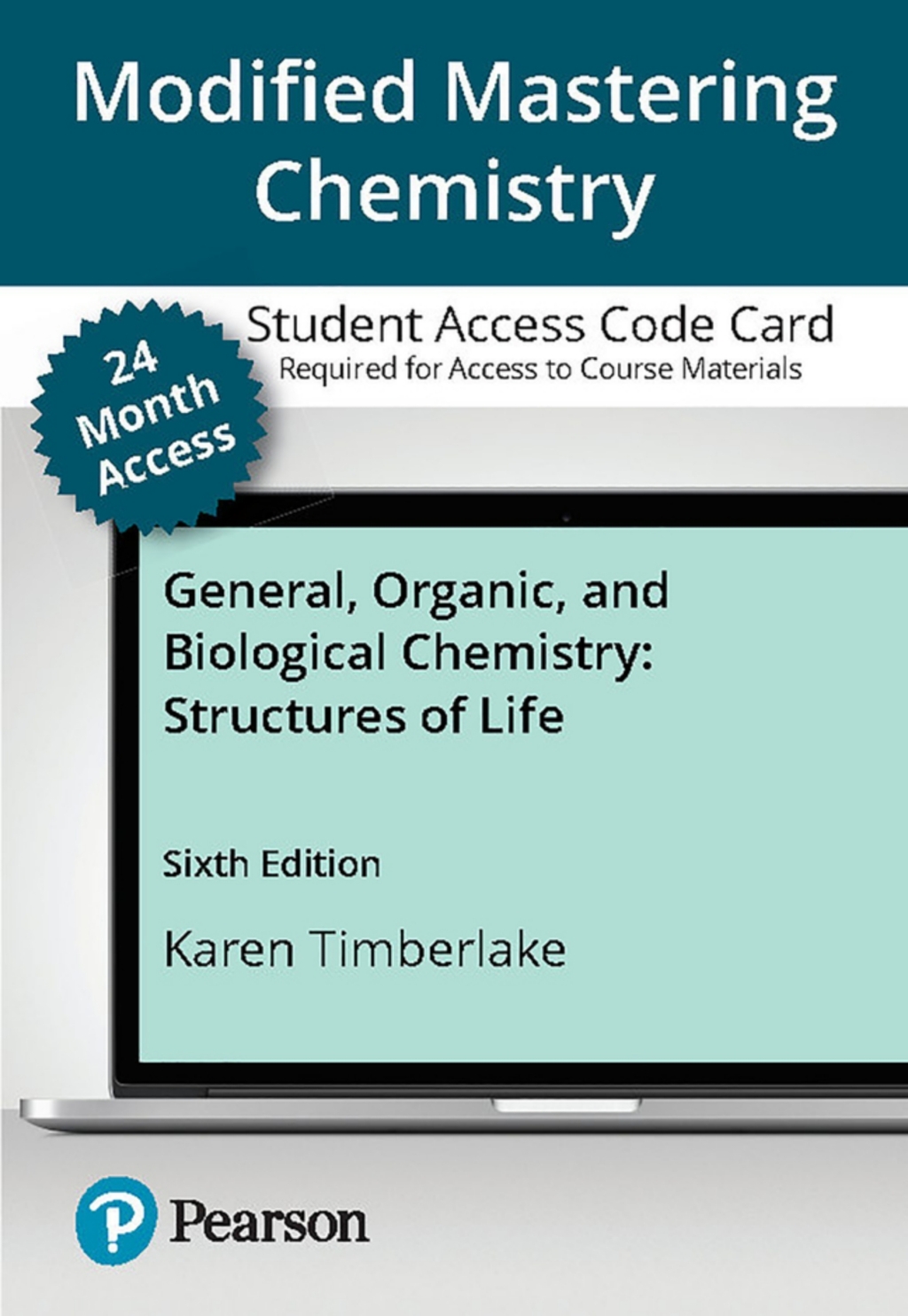 Mastering Chemistry with Pearson eText Access Code (24 Months) for General, Organic, and Biological Chemistry: Structures of Life 6th Edition â€“ PDF/EPUB Version Downloadable