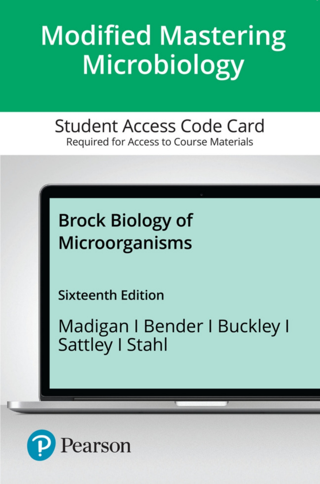Mastering Microbiology with Pearson eText Access Code for Brock Biology of Microorganisms 16th Edition â€“ PDF/EPUB Version Downloadable