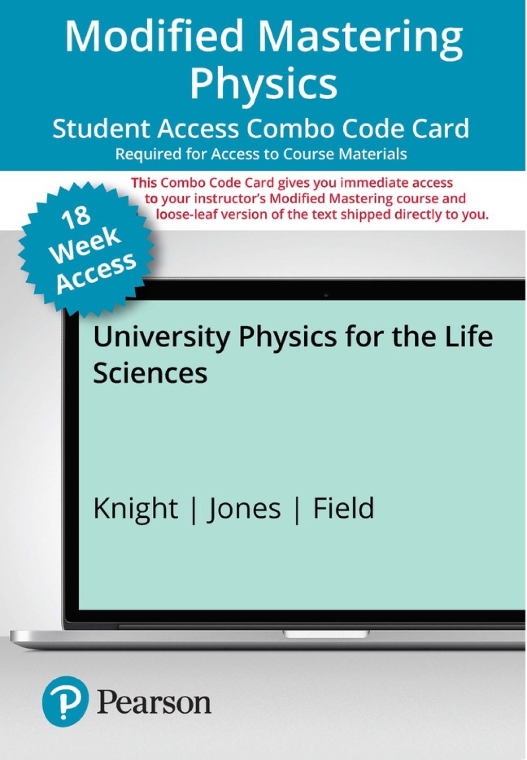 Mastering Physics with Pearson eText (up to 18-weeks) + Print Combo Access Code for University Physics for the Life Sciences 1st Edition â€“ PDF/EPUB Version Downloadable