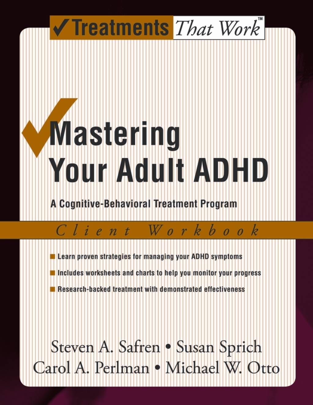 Mastering Your Adult ADHD A Cognitive-Behavioral Treatment Program  â€“ PDF/EPUB Version Downloadable