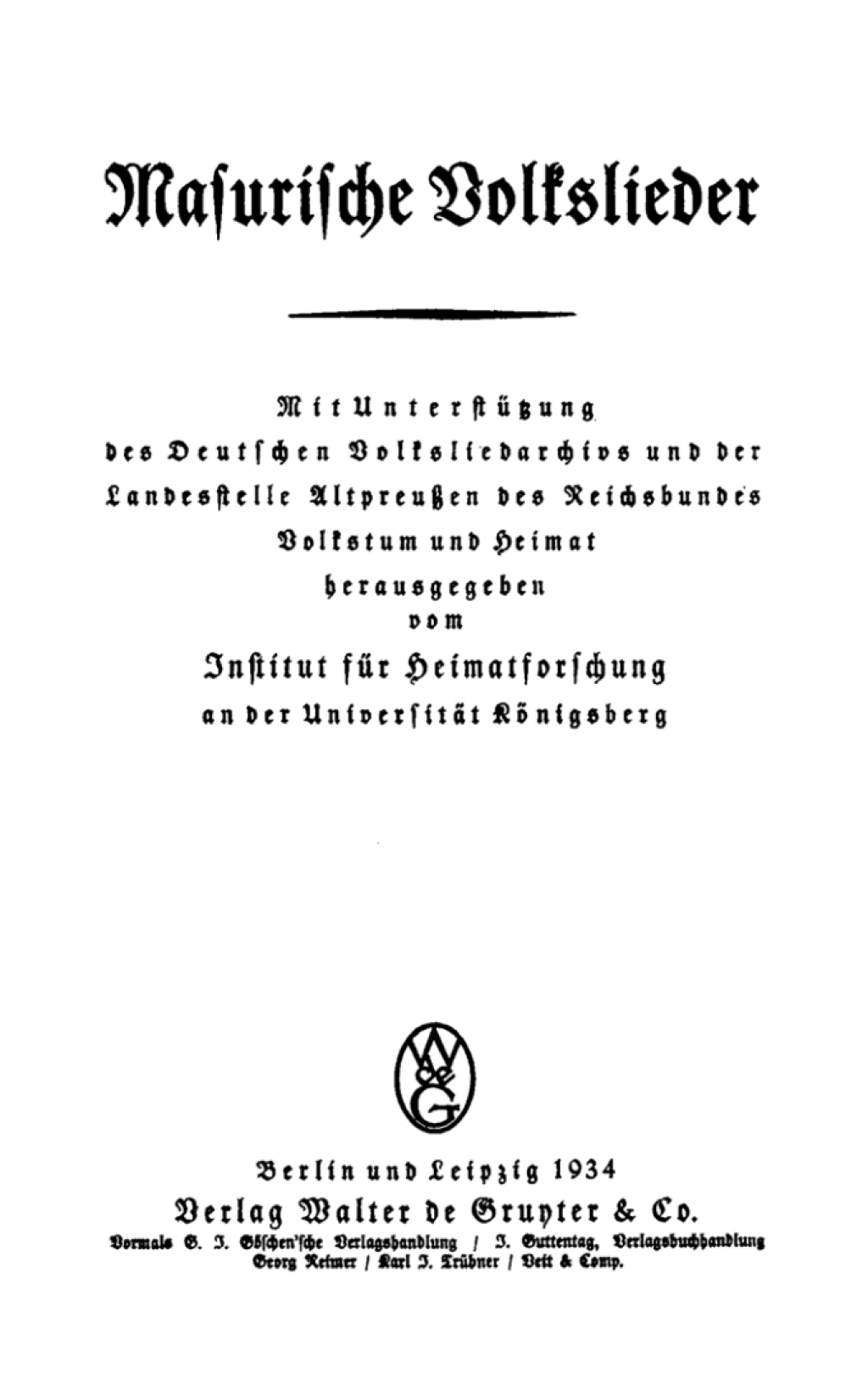 Masurische Volkslieder 1st Edition â€“ PDF/EPUB Version Downloadable