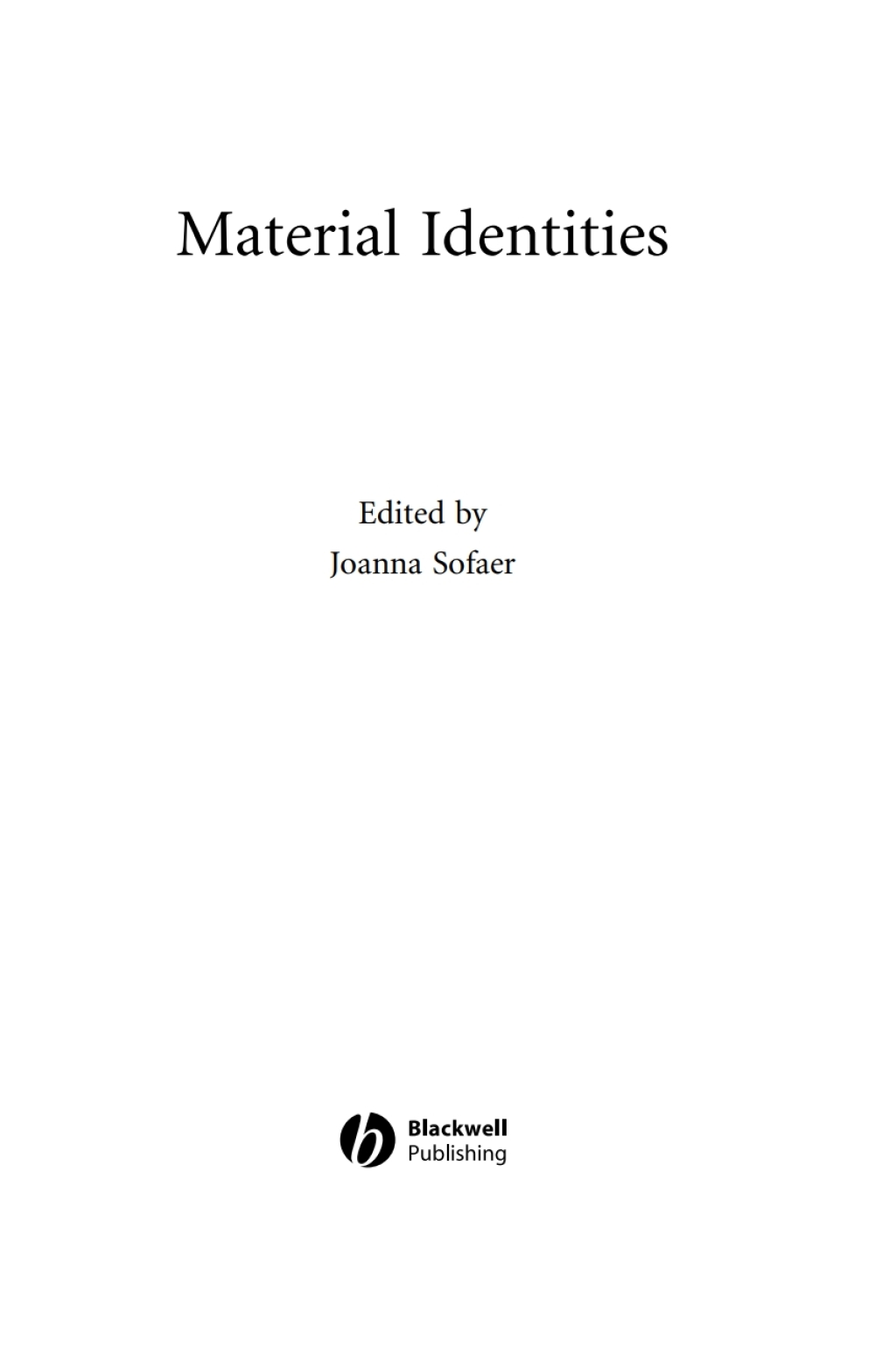 Material Identities 1st Edition â€“ PDF/EPUB Version Downloadable