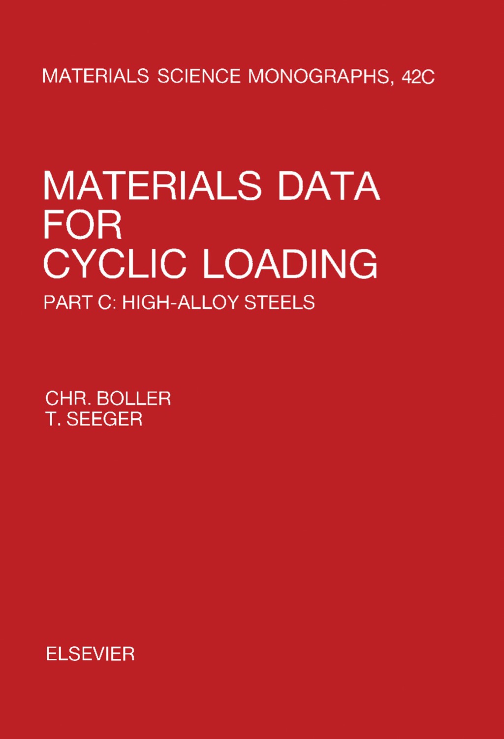 Materials Data for Cyclic Loading High-Alloy Steels  â€“ PDF/EPUB Version Downloadable