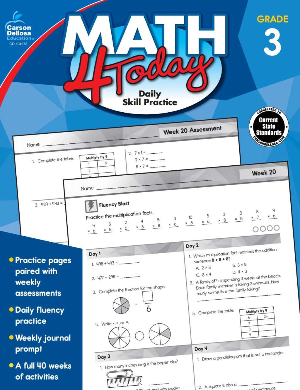 Math 4 Today, Grade 3 - (PDF/EPUB Version)