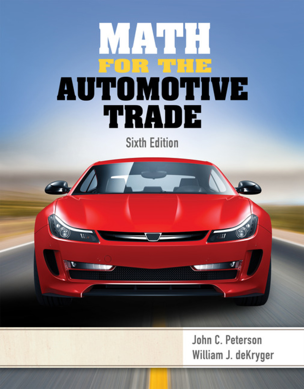 Math for the Automotive Trade 6th Edition â€“ PDF/EPUB Version Downloadable