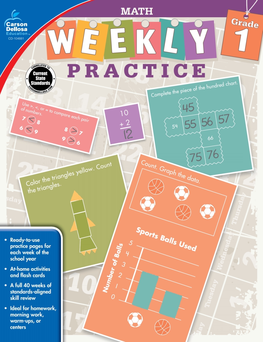 Math, Grade 1 - (PDF/EPUB Version)