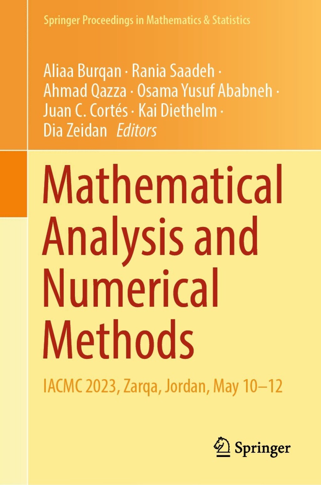 Mathematical Analysis and Numerical Methods IACMC 2023, Zarqa, Jordan, May 10â€“12  â€“ PDF/EPUB Version Downloadable