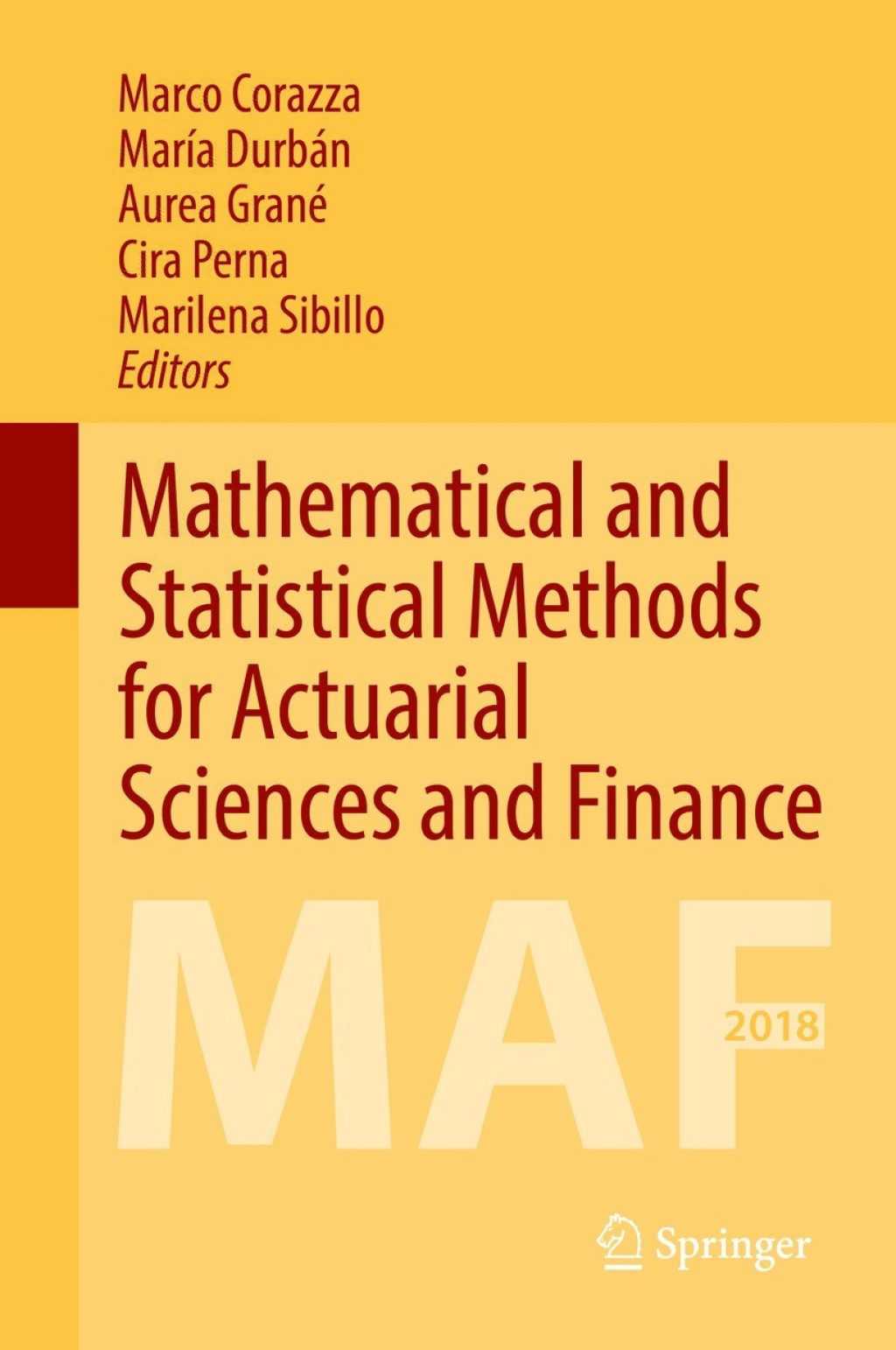Mathematical and Statistical Methods for Actuarial Sciences and Finance MAF 2018  â€“ PDF/EPUB Version Downloadable