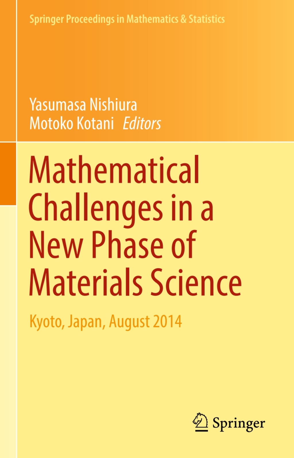 Mathematical Challenges in a New Phase of Materials Science Kyoto, Japan, August 2014  â€“ PDF/EPUB Version Downloadable