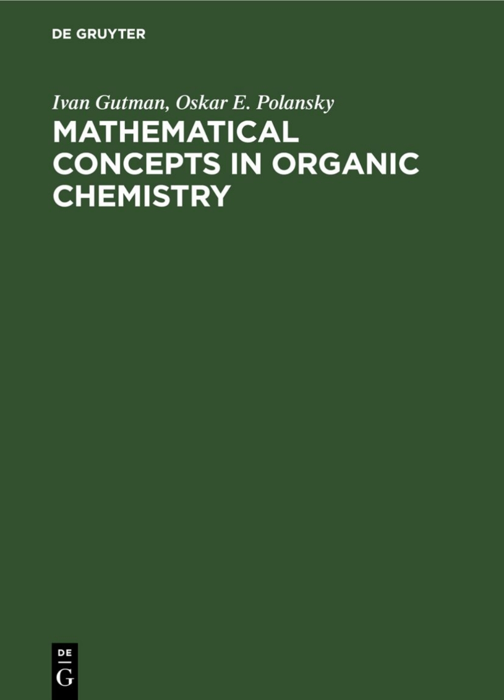 Mathematical Concepts in Organic Chemistry 1st Edition â€“ PDF/EPUB Version Downloadable