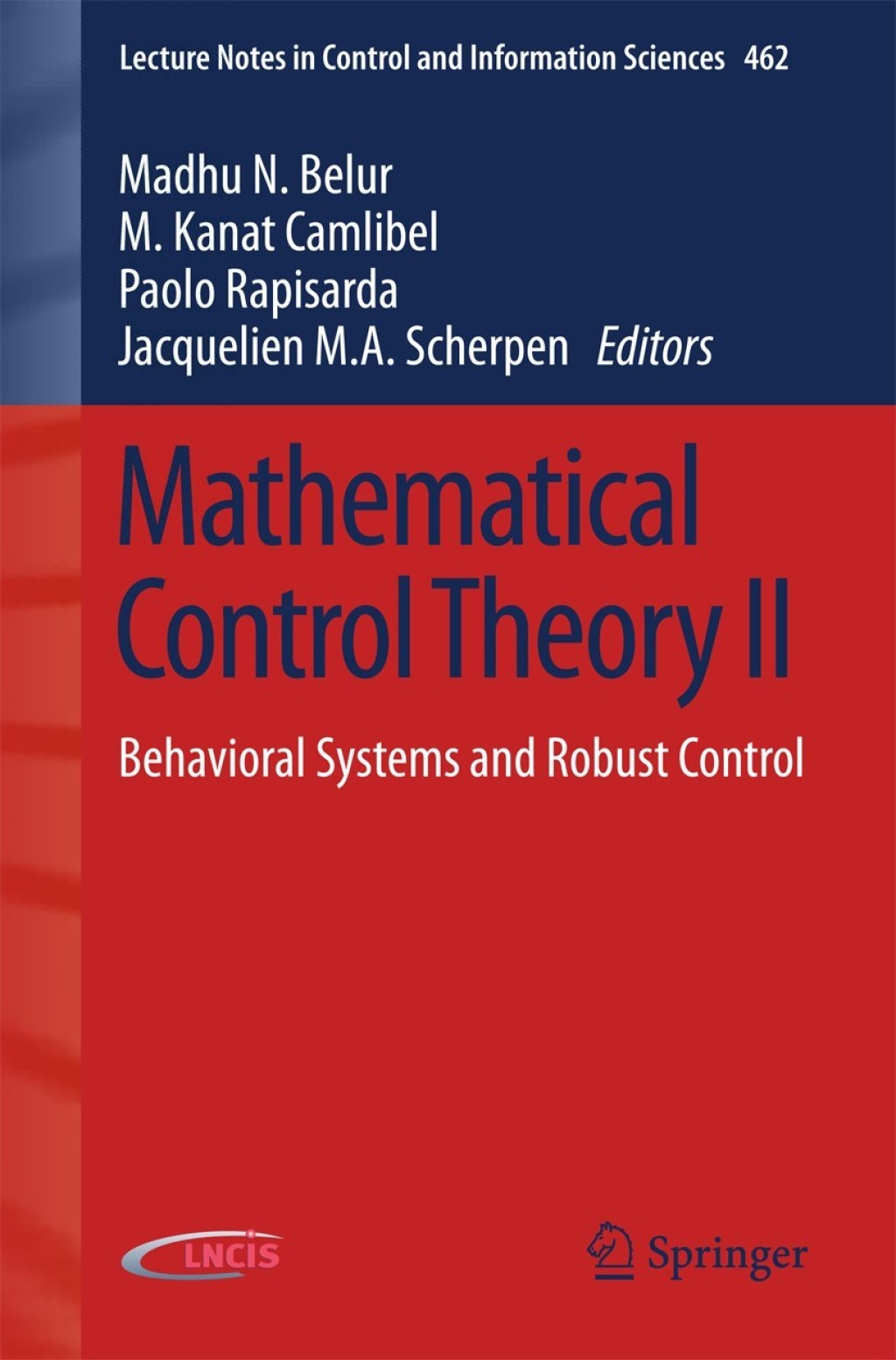 Mathematical Control Theory II Behavioral Systems and Robust Control  â€“ PDF/EPUB Version Downloadable
