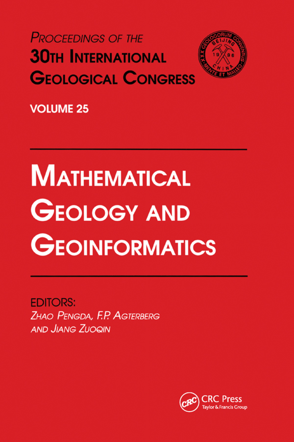 Mathematical Geology and Geoinformatics Proceedings of the 30th International Geological Congress, Volume 25 1st Edition â€“ PDF/EPUB Version Downloadable