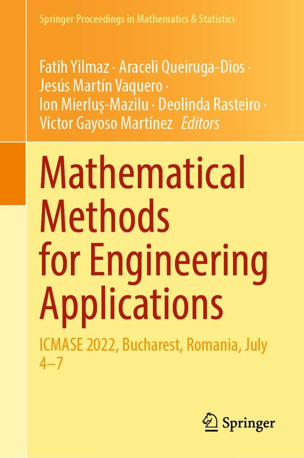 Mathematical Methods for Engineering Applications ICMASE 2022, Bucharest, Romania, July 4â€“7  â€“ PDF/EPUB Version Downloadable