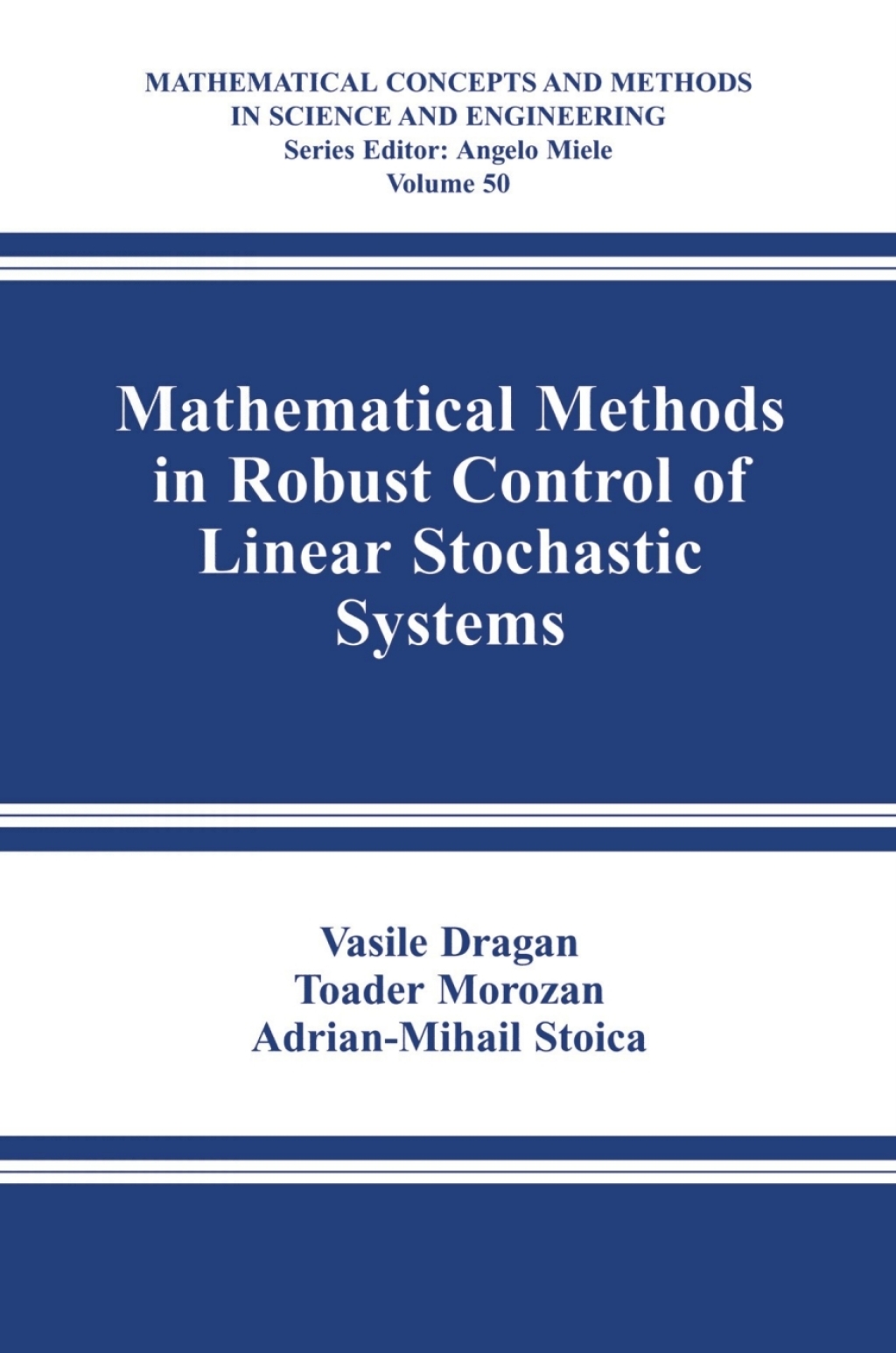 Mathematical Methods in Robust Control of Linear Stochastic Systems  â€“ PDF/EPUB Version Downloadable