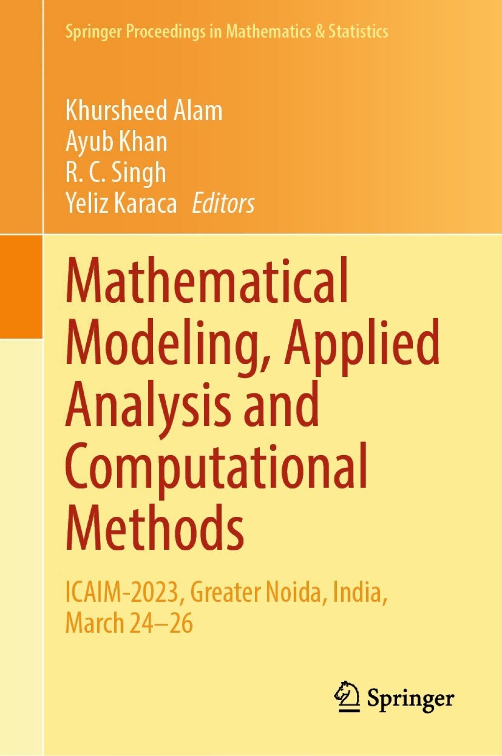 Mathematical Modeling, Applied Analysis and Computational Methods ICAIM-2023, Greater Noida, India, March 24â€“26  â€“ PDF/EPUB Version Downloadable