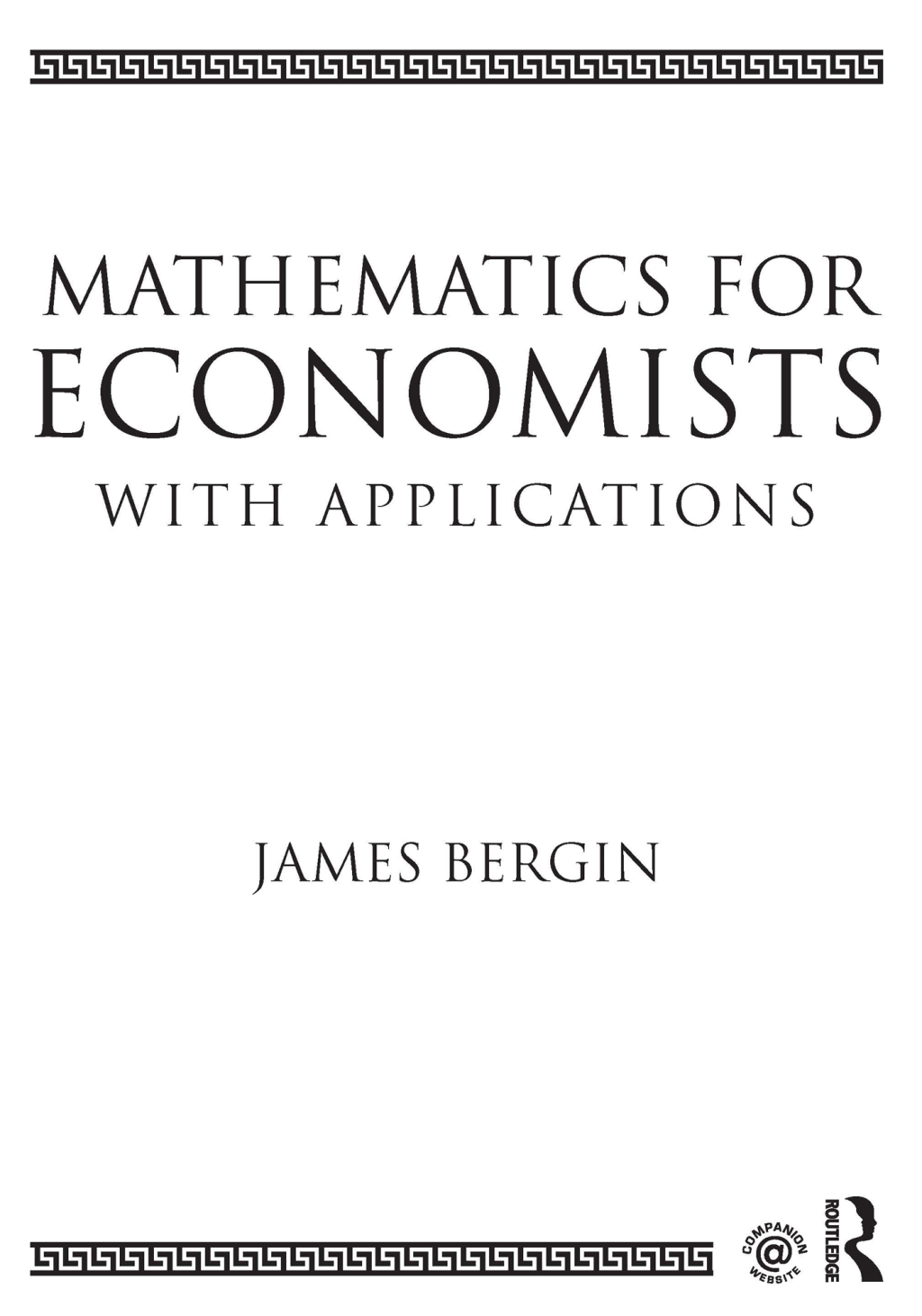 Mathematics for Economists with Applications 1st Edition â€“ PDF/EPUB Version Downloadable