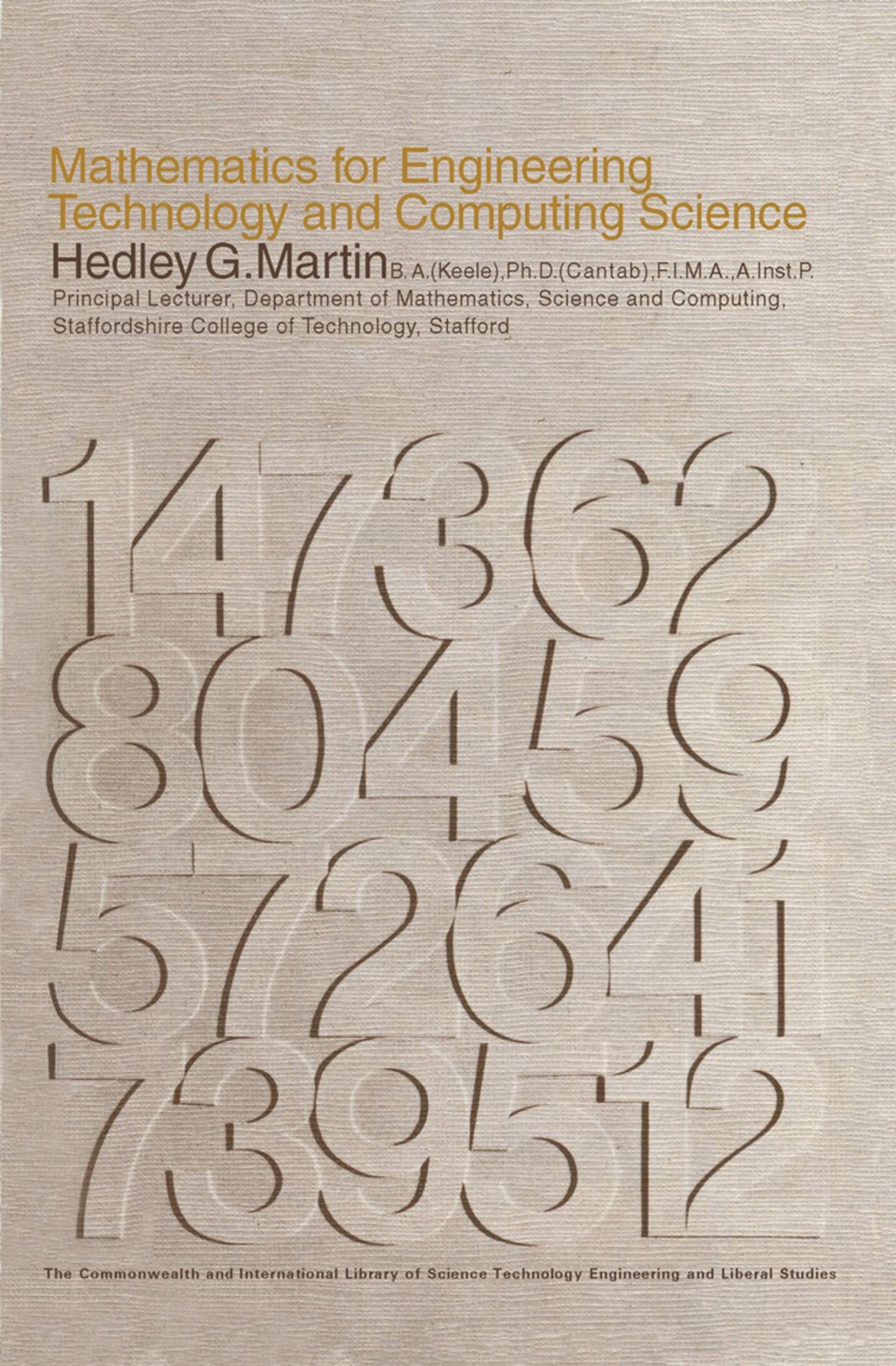 Mathematics for Engineering, Technology and Computing Science The Commonwealth and International Library: Electrical Engineering Division  â€“ PDF/EPUB Version Downloadable